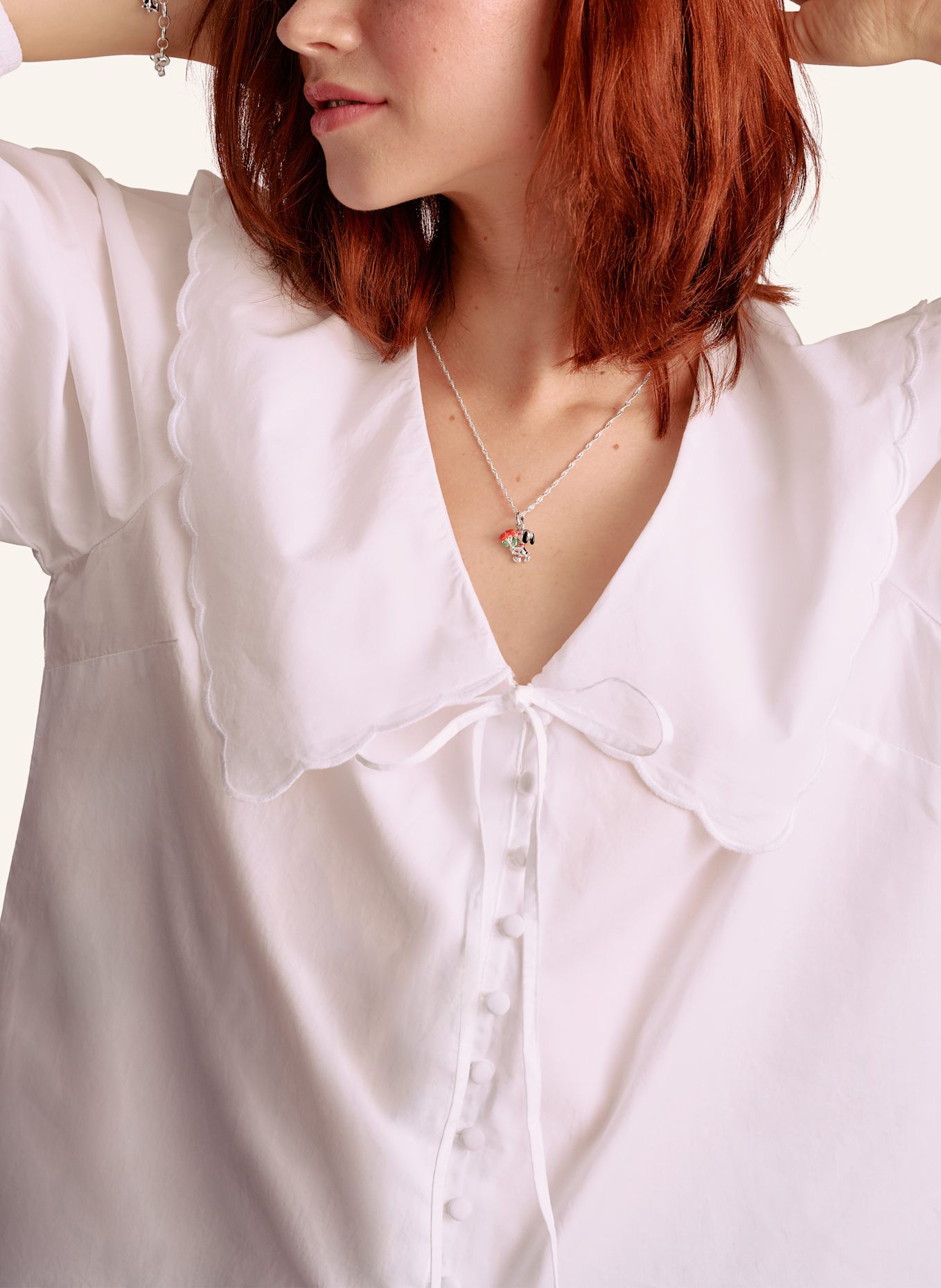 THOMAS SABO Kette: SILBER/ SCHWARZ/ ROT/ GRÜN