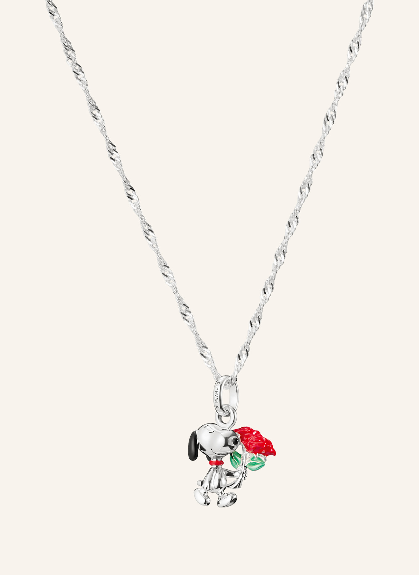 THOMAS SABO Kette: SILBER/ SCHWARZ/ ROT/ GRÜN