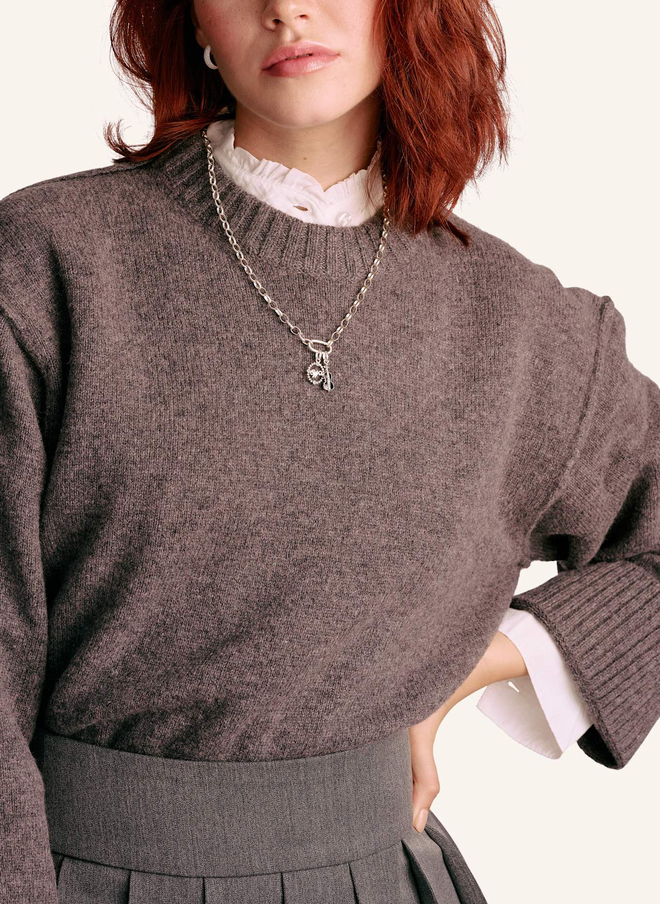 THOMAS SABO Charm-Anhänger: SILBER/ SCHWARZ