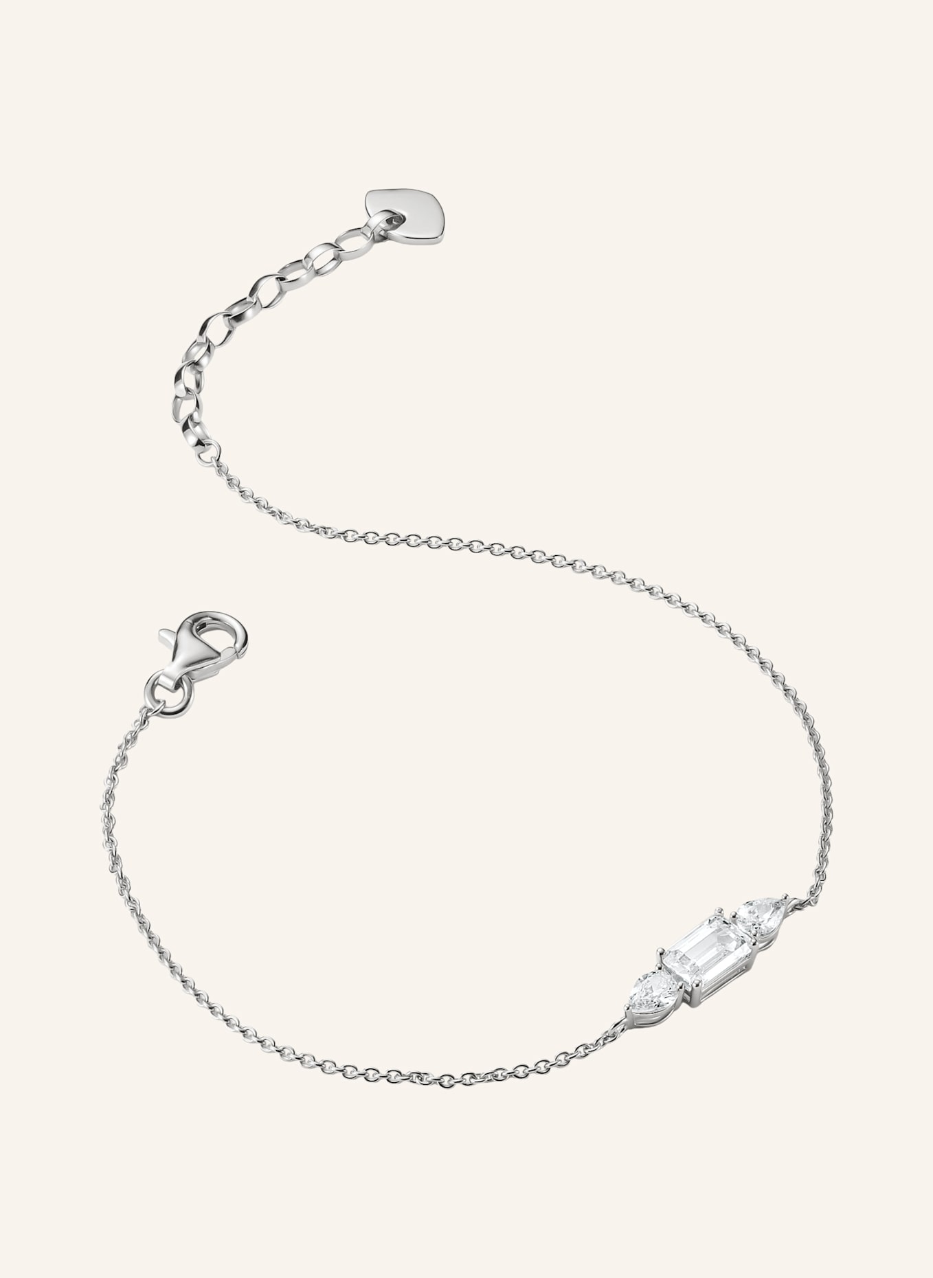 THOMAS SABO Armband: SILBER/ WEISS