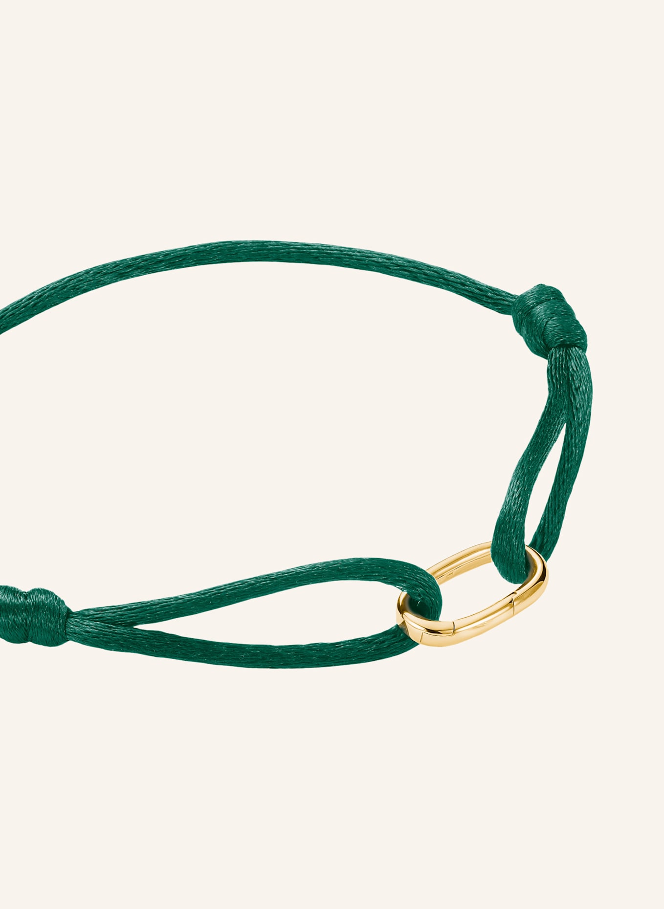 THOMAS SABO Armband: DUNKELGRÜN/ GOLD