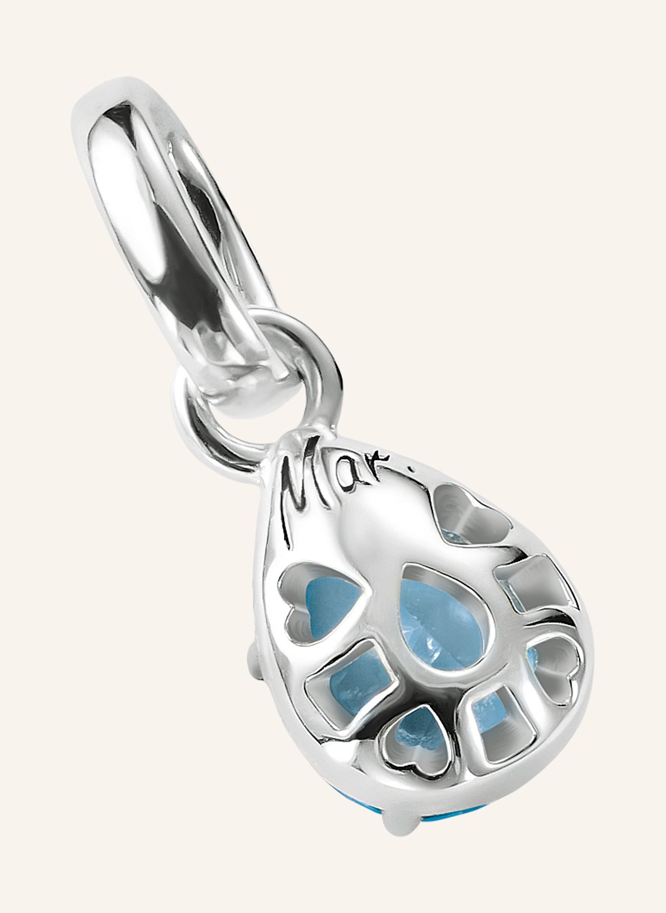 THOMAS SABO Charm-Anhänger: SILBER / BLAU