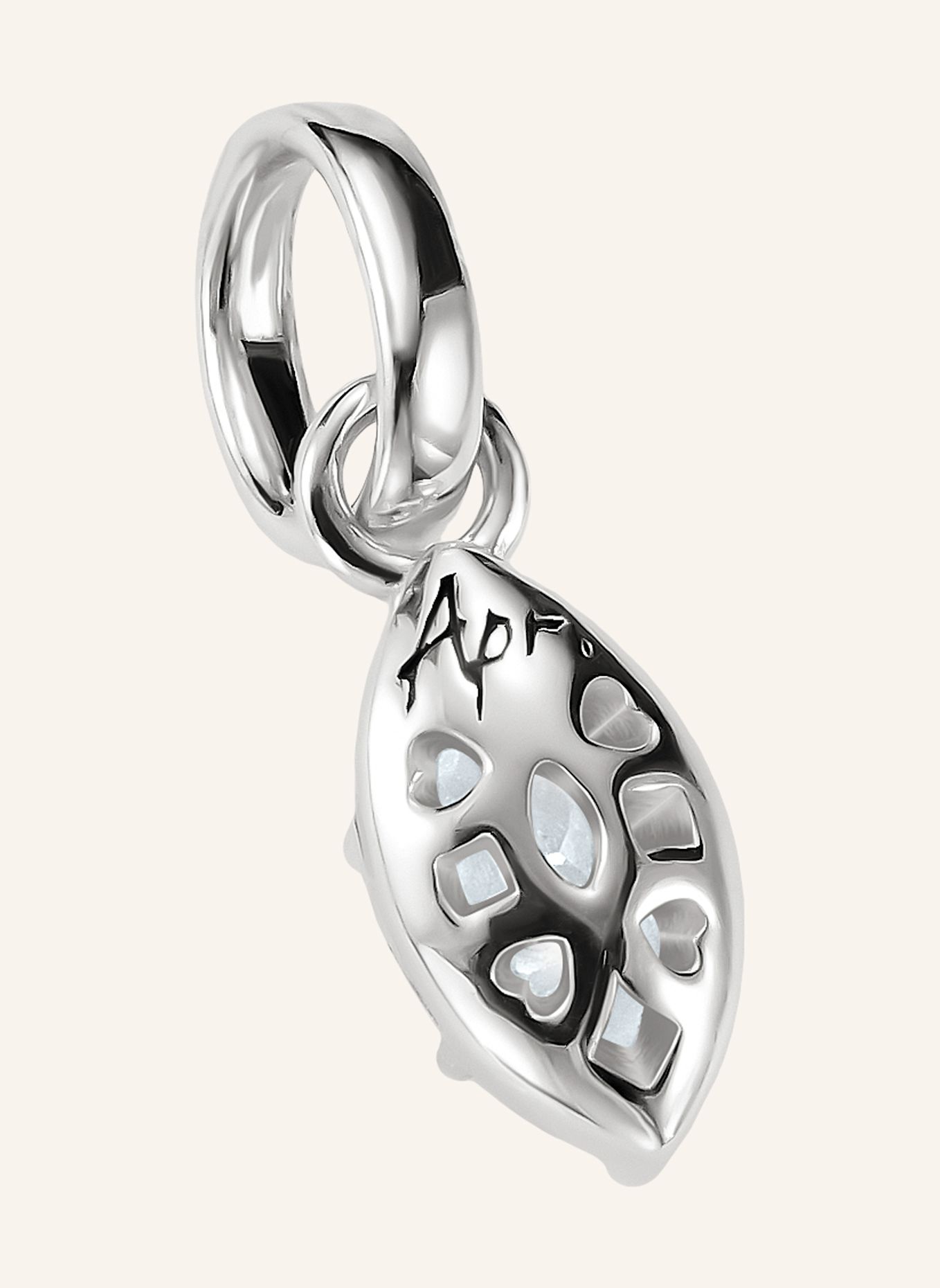 THOMAS SABO Charm-Anhänger: SILBER / WEISS