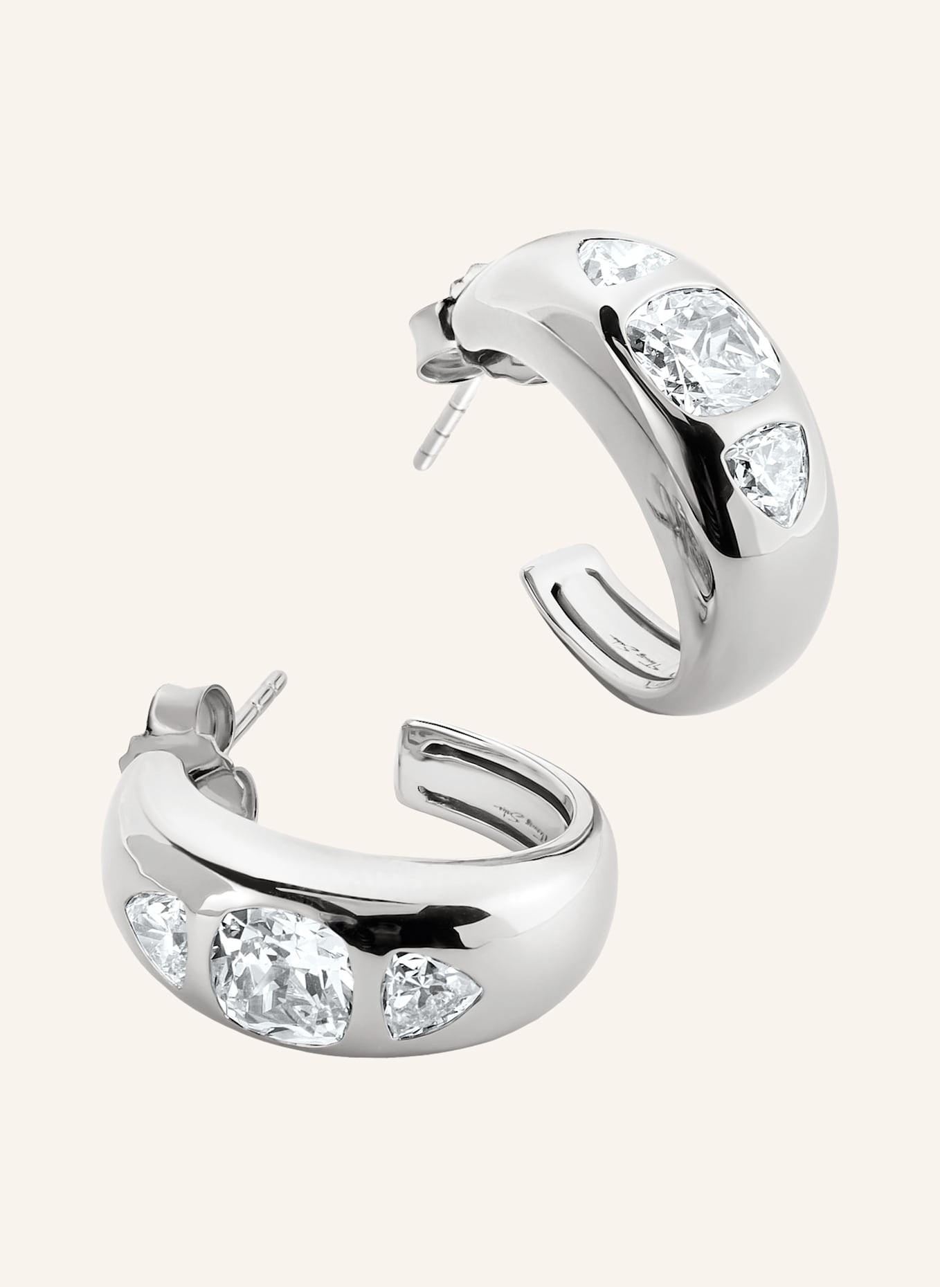 THOMAS SABO Creolen: SILBER/ WEISS