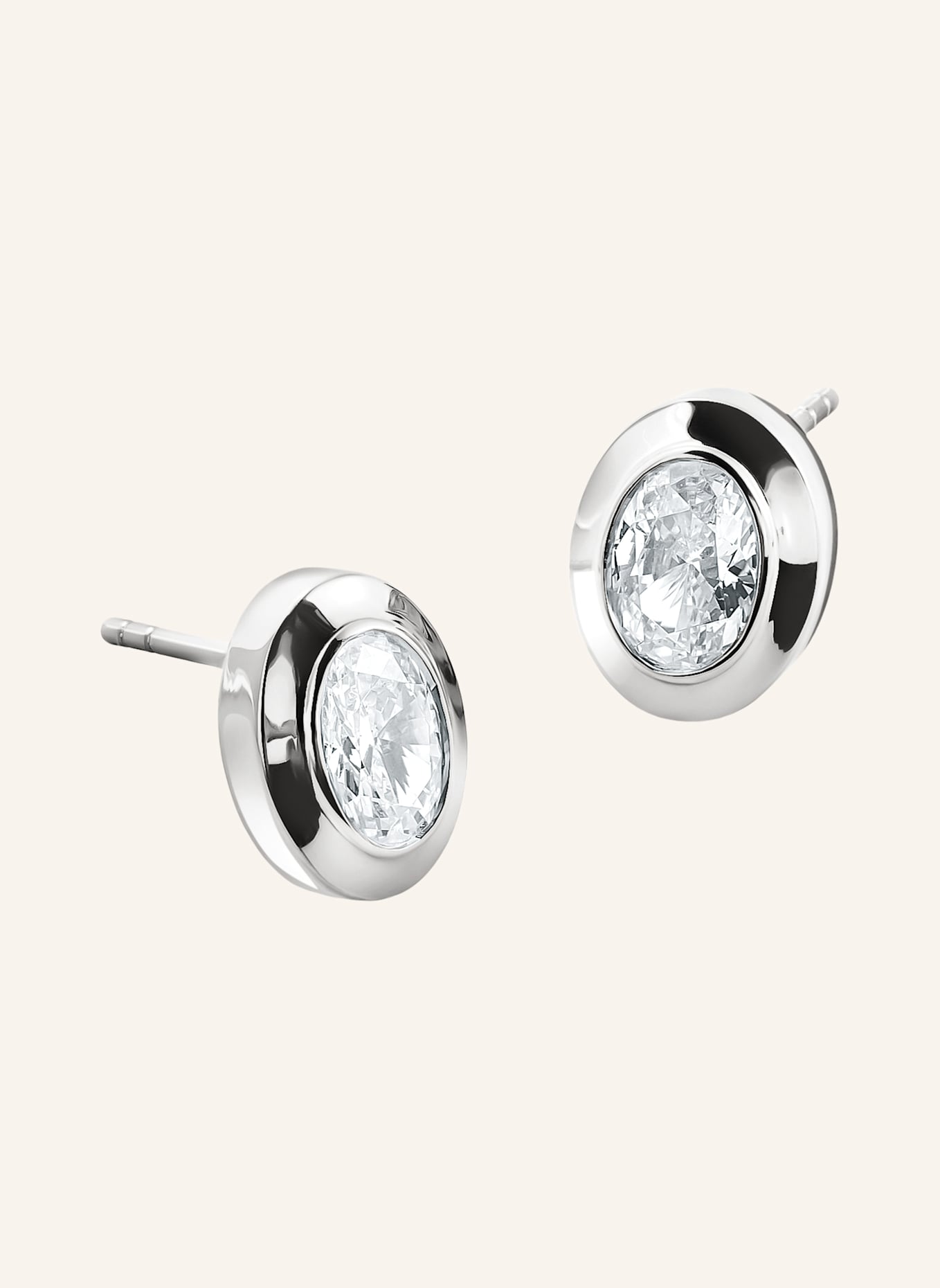 THOMAS SABO Ohrstecker: SILBER/ WEISS
