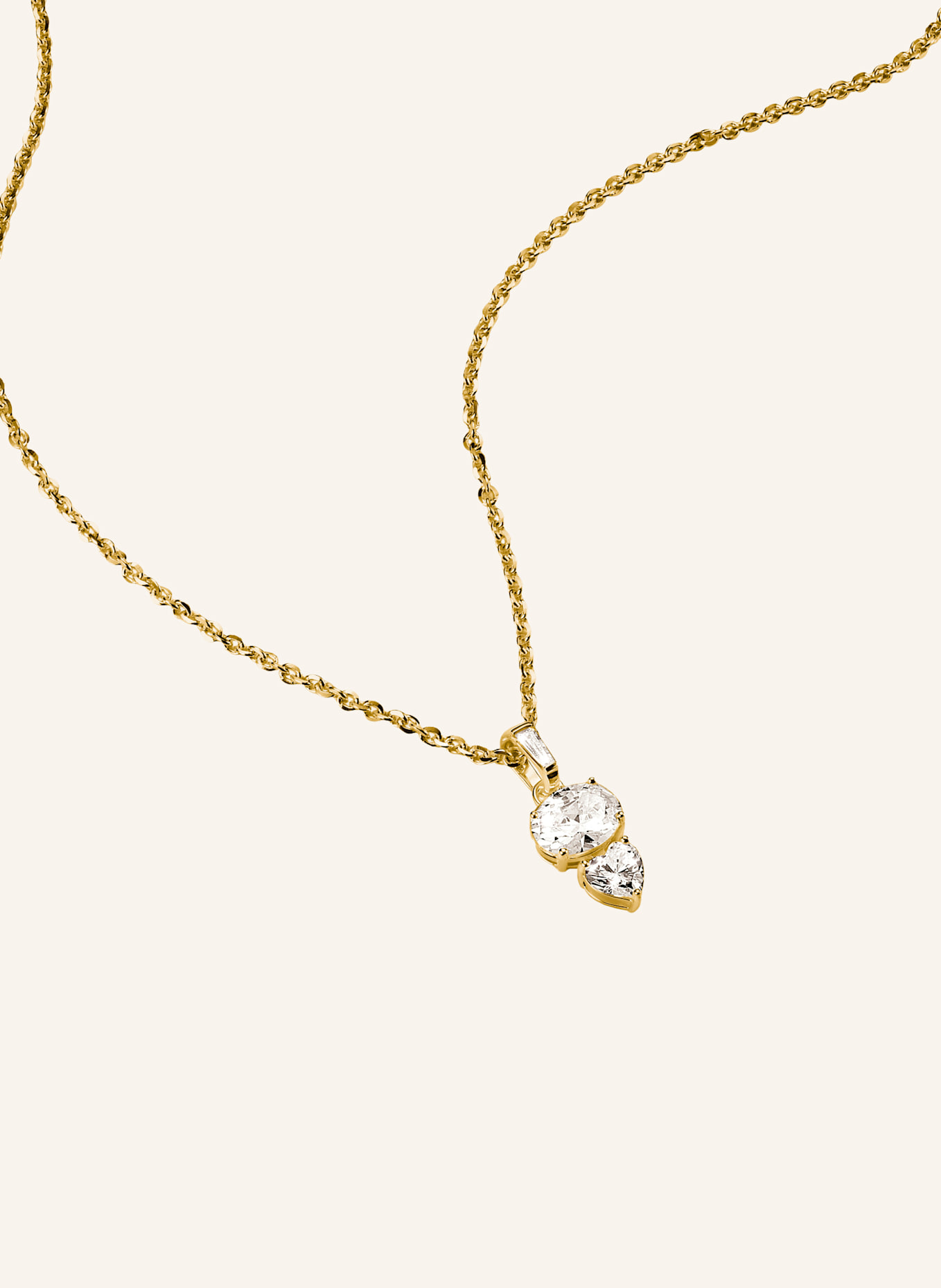 THOMAS SABO Kette: GOLD/ WEISS