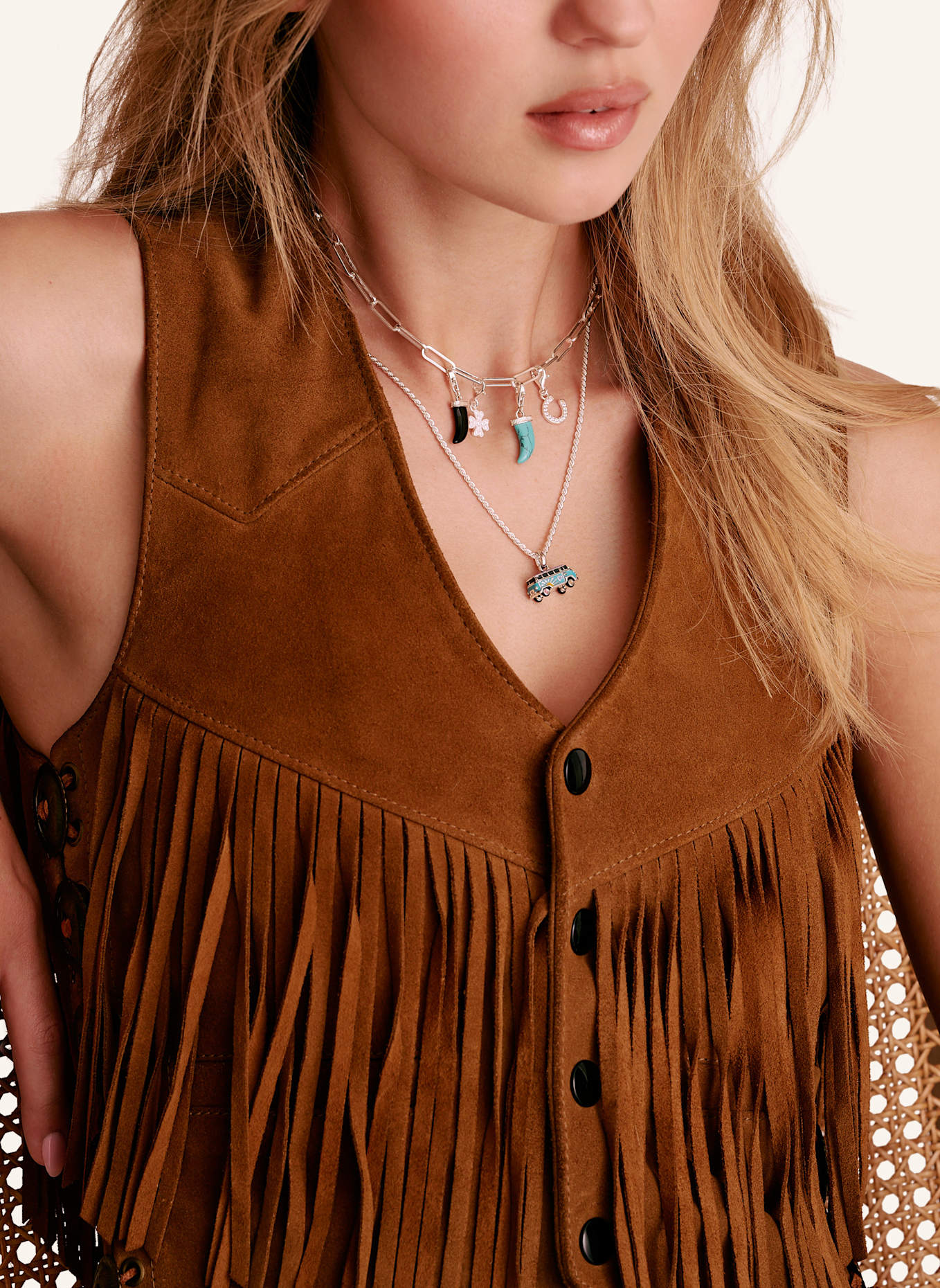 THOMAS SABO Charm-Anhänger: SILBER/ SCHWARZ