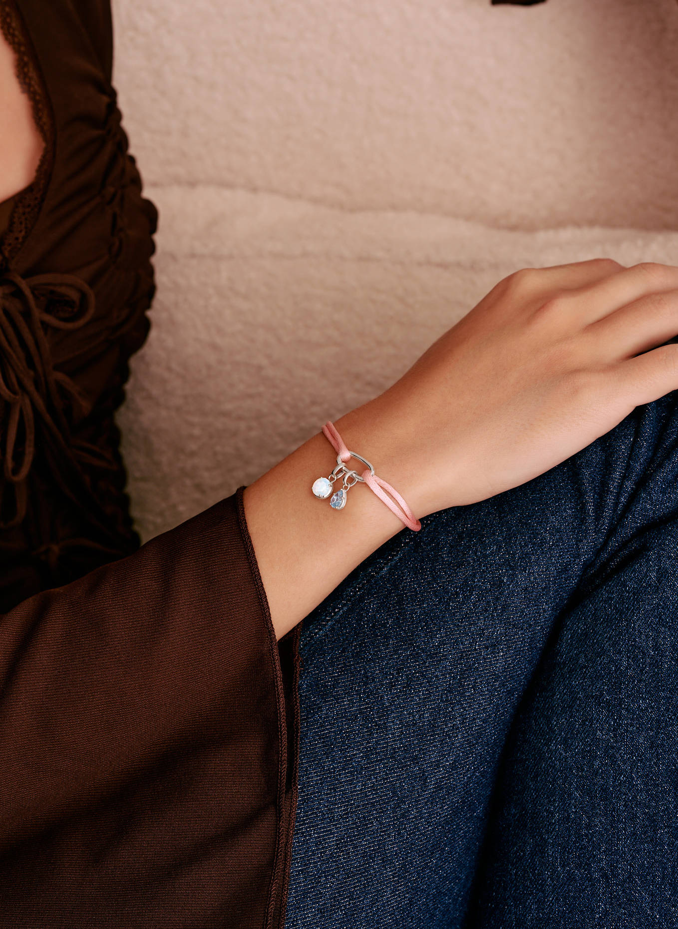 THOMAS SABO Armband: SILBER/ PINK