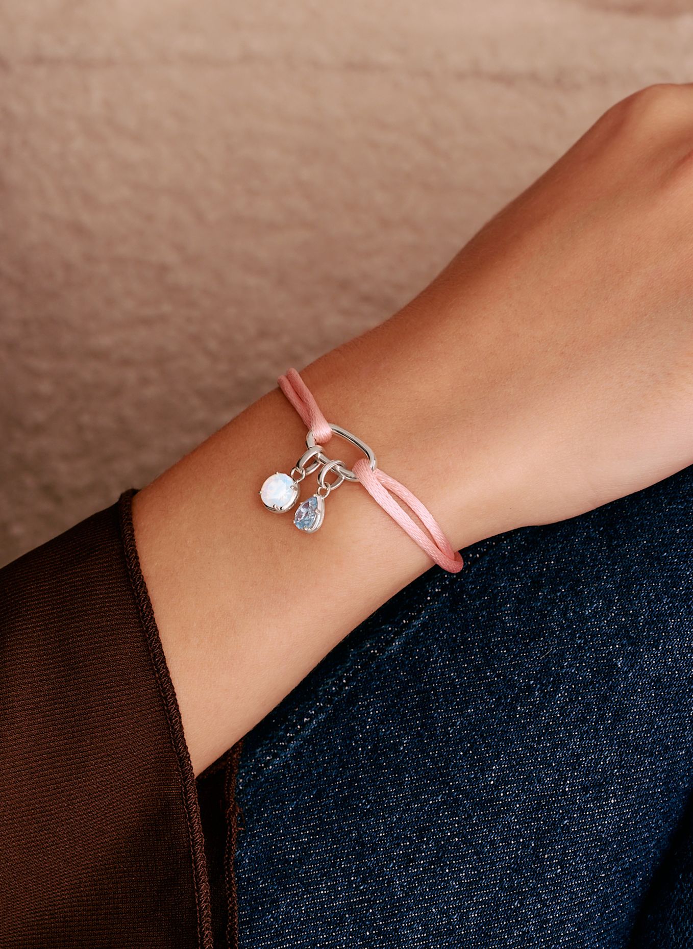 THOMAS SABO Armband: SILBER / PINK