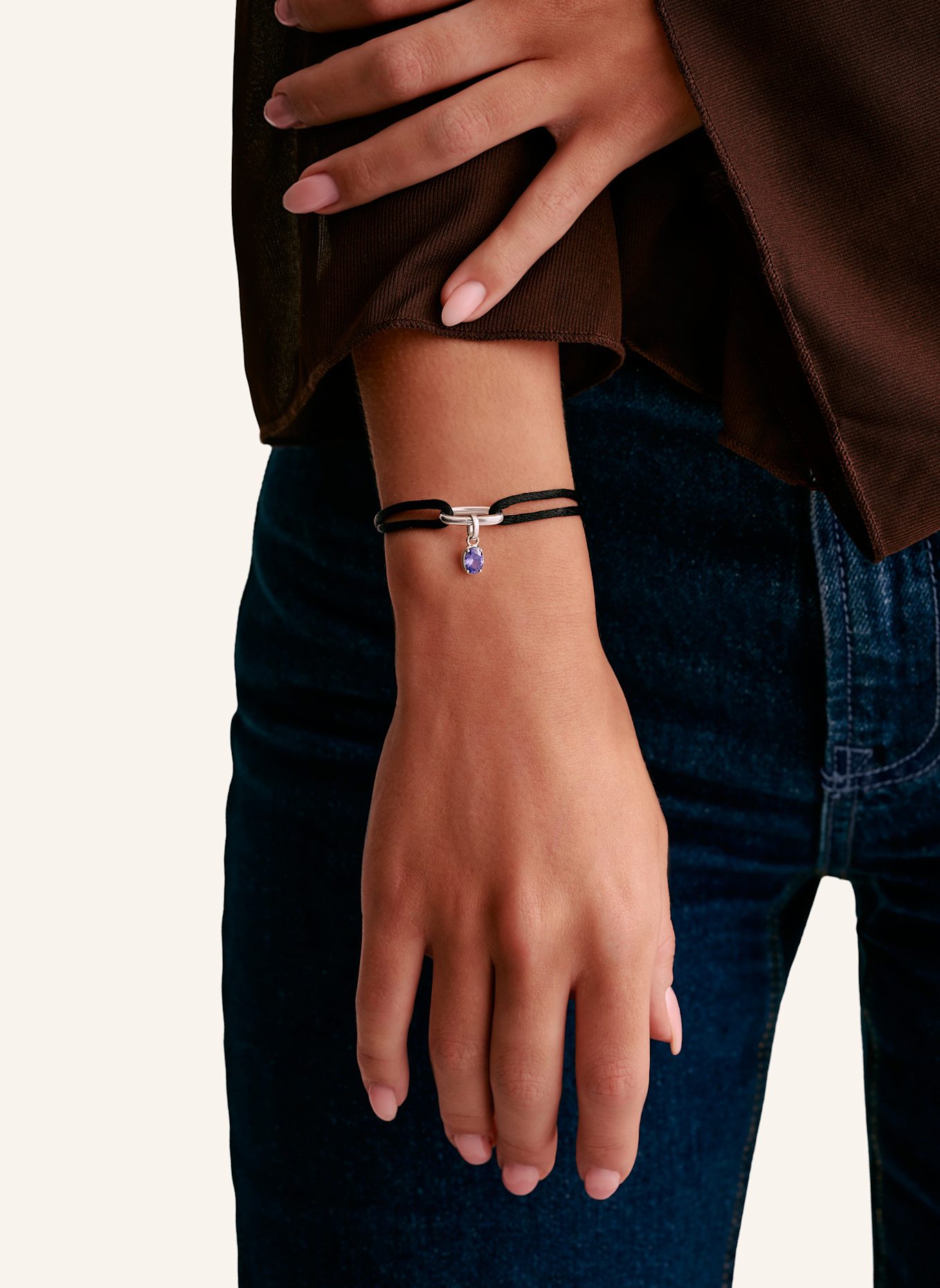 THOMAS SABO Armband: SILBER/ SCHWARZ