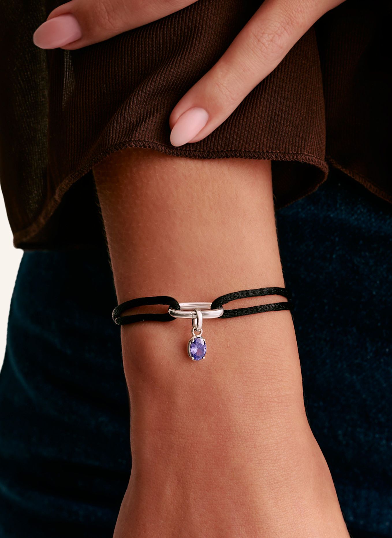 THOMAS SABO Armband: SILBER / SCHWARZ