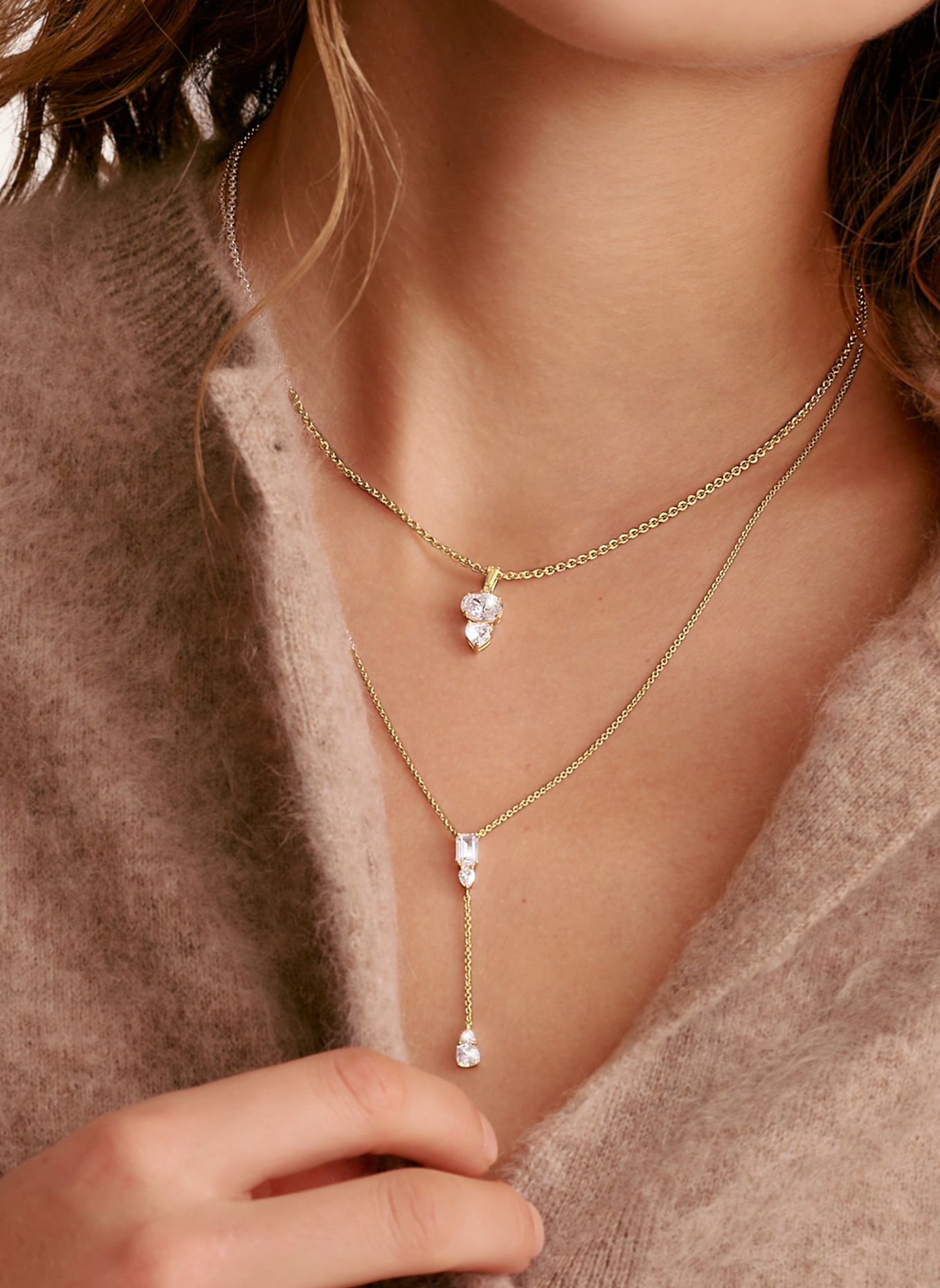 THOMAS SABO Kette: GOLD / WEISS