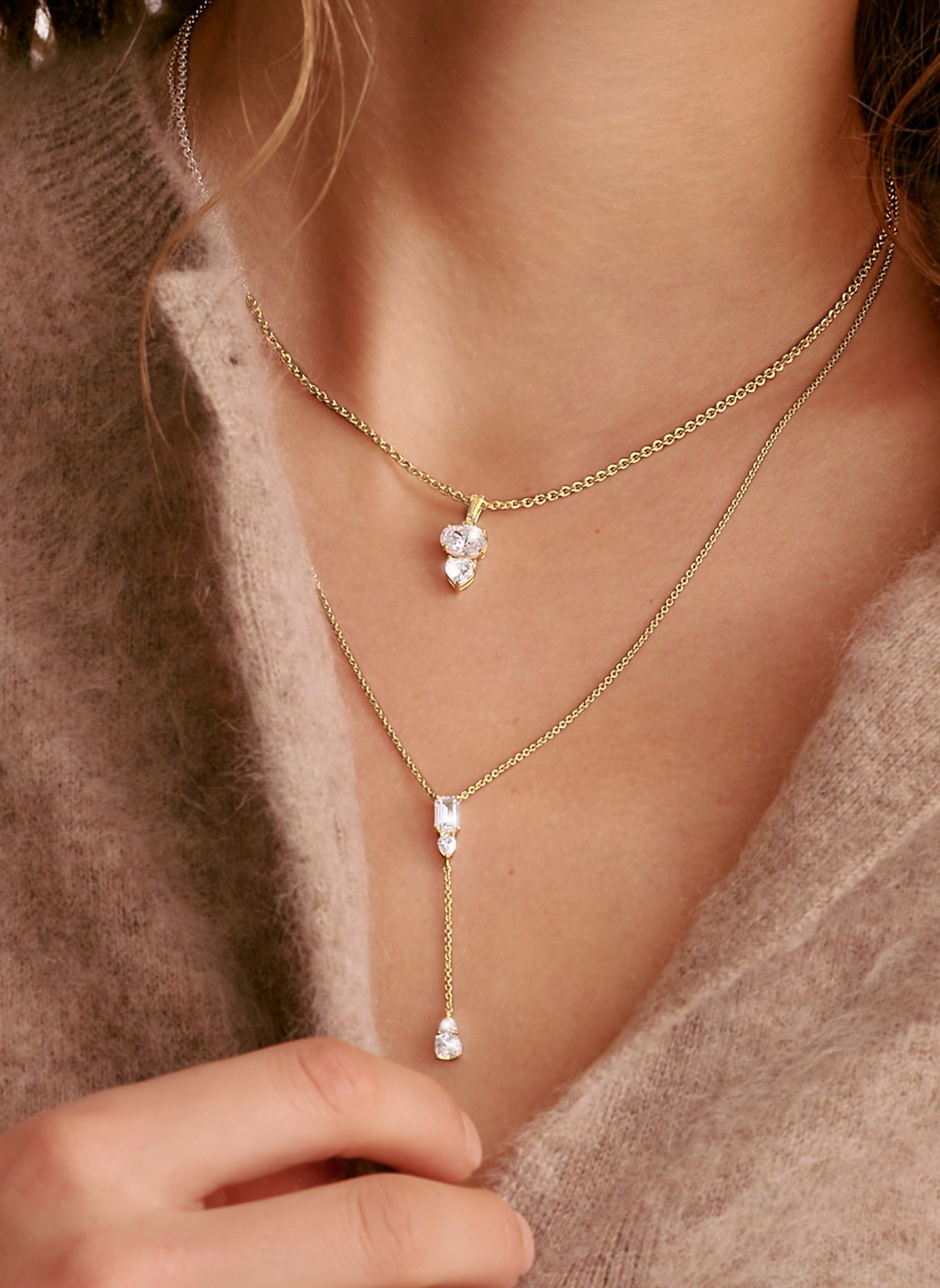 THOMAS SABO Kette: GOLD / WEISS