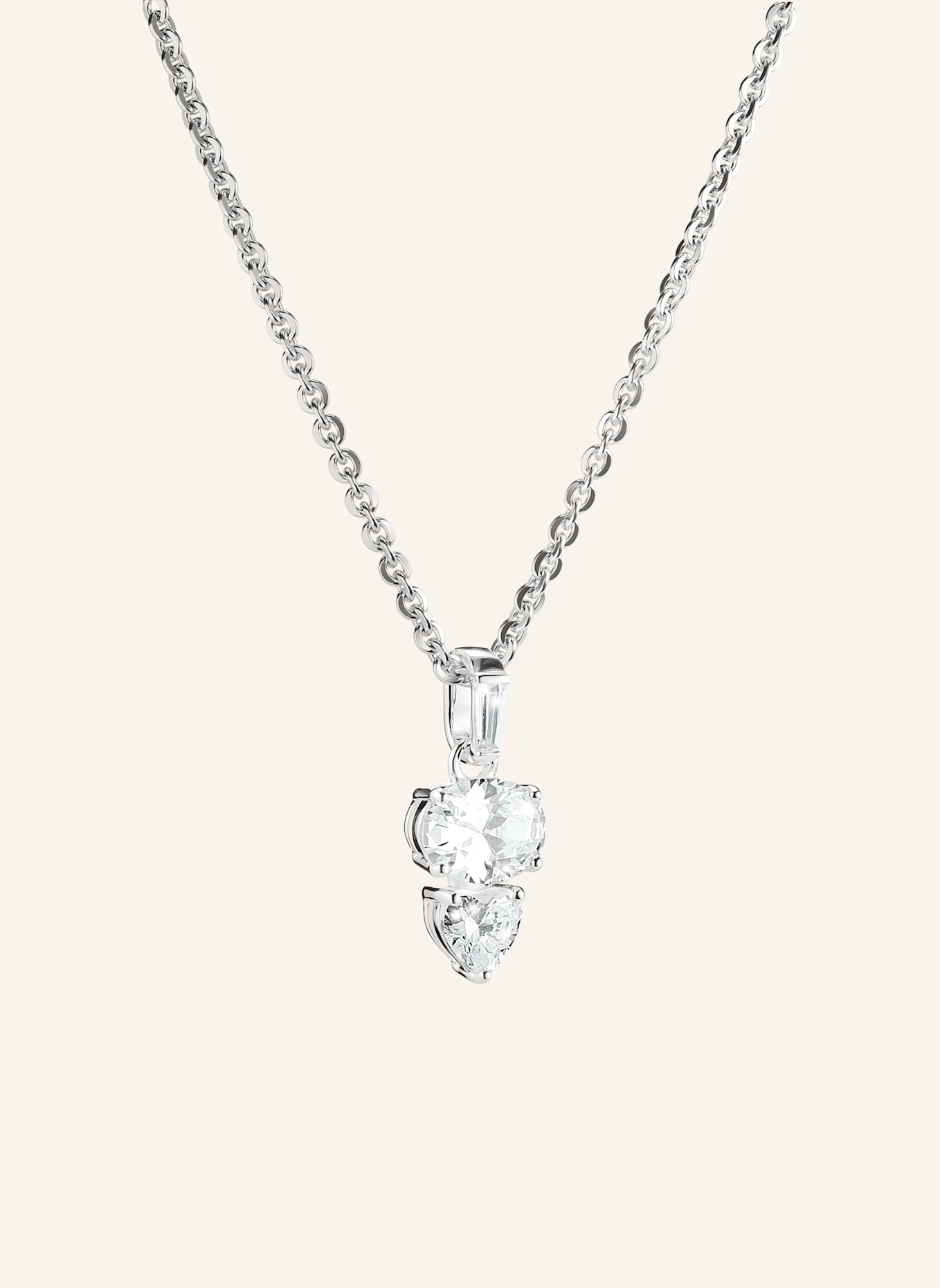 THOMAS SABO Kette: SILBER/ WEISS