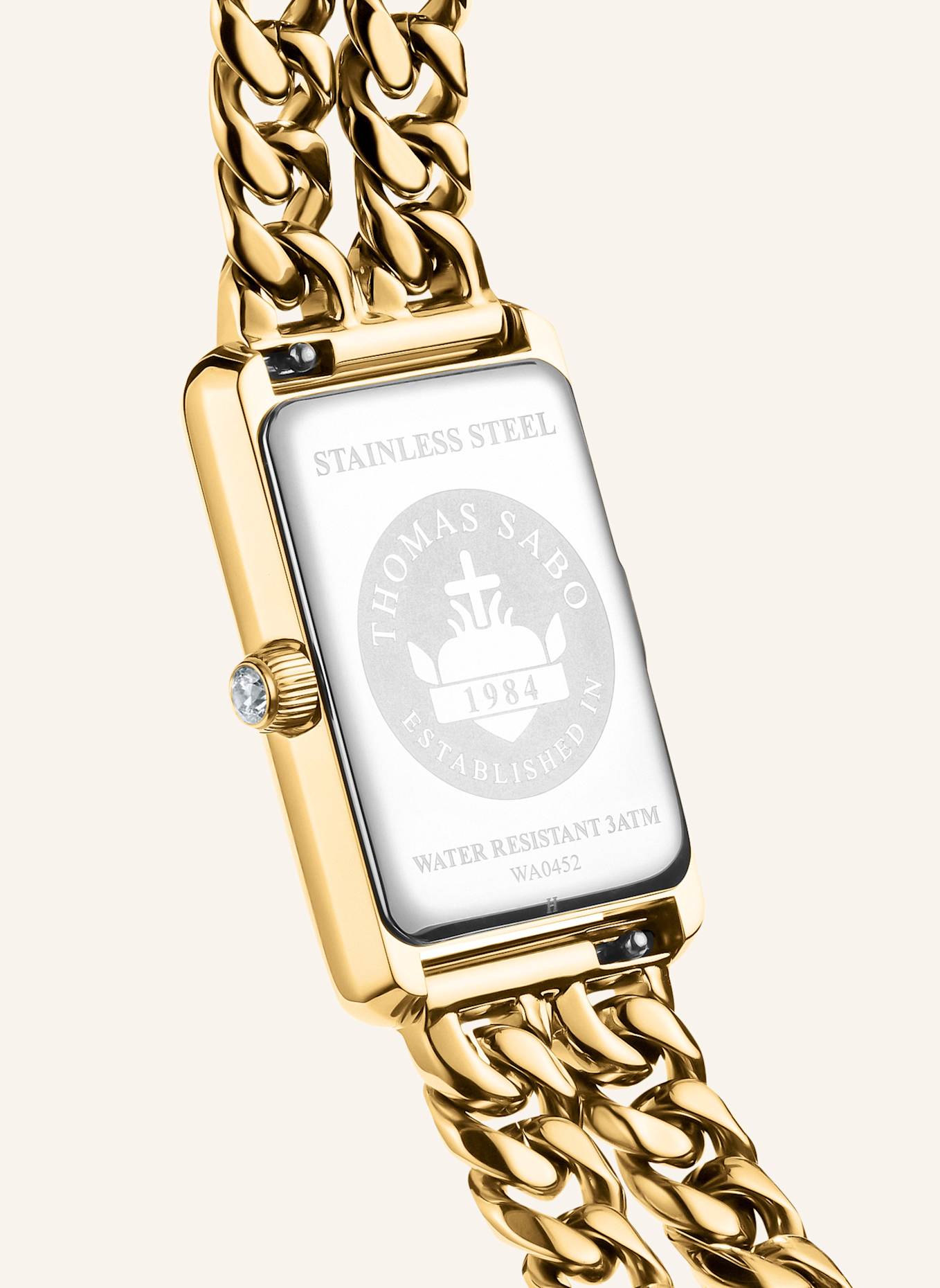 THOMAS SABO Damenuhr: GOLD/ SCHWARZ