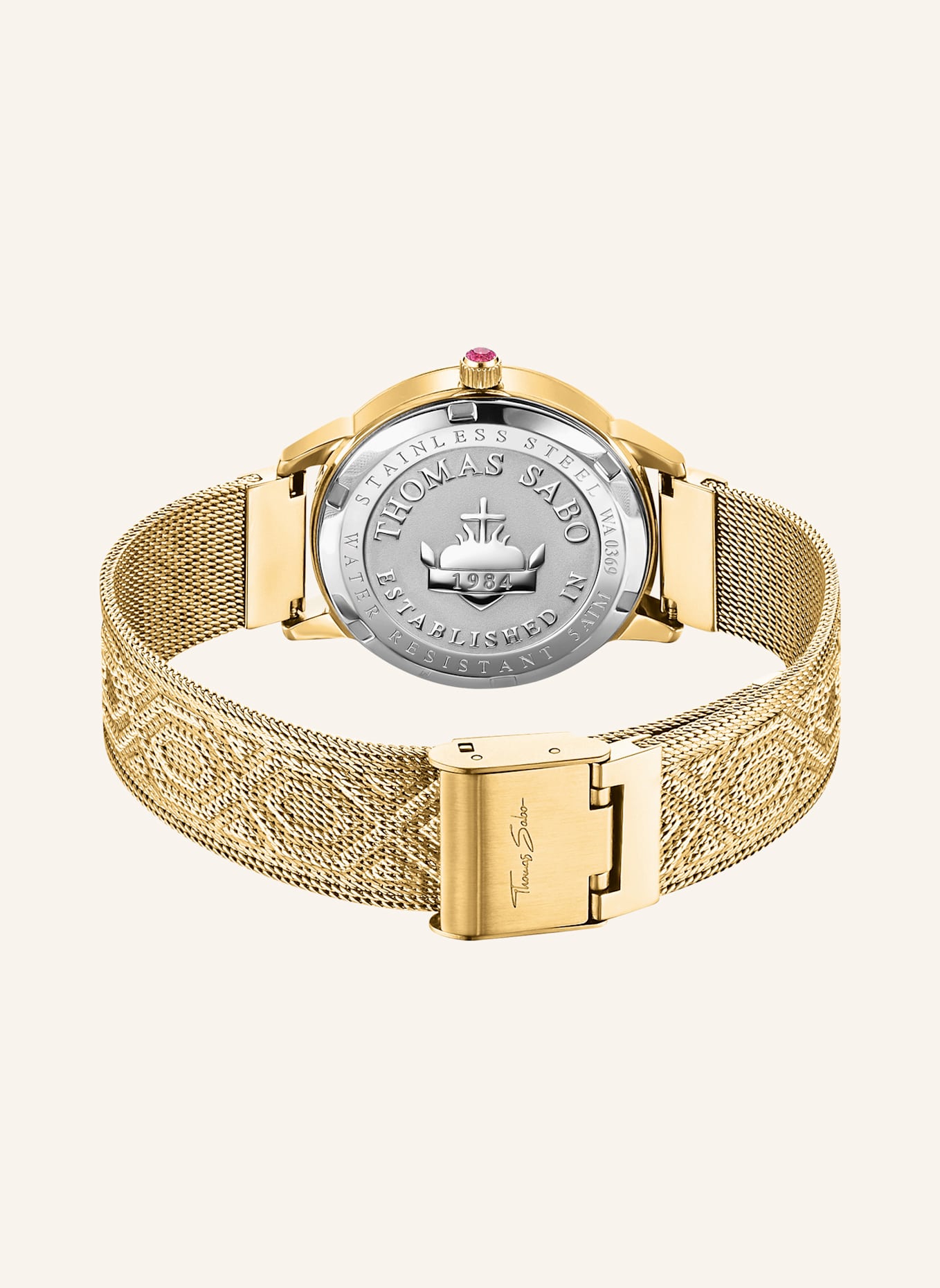 THOMAS SABO Damenuhr: GOLD/ GRÜN