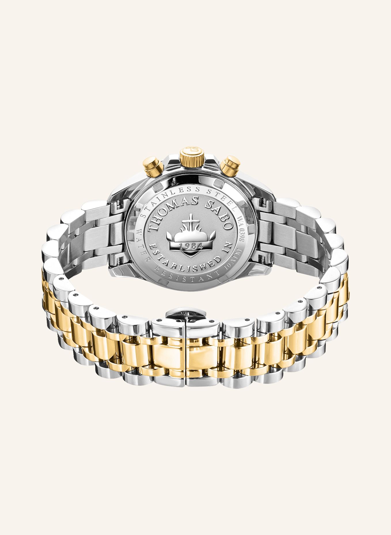 THOMAS SABO Damenuhr: SILBER/ GOLD
