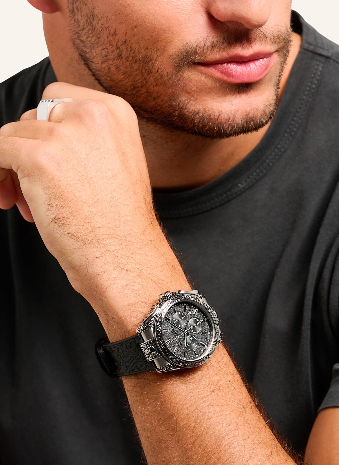 THOMAS SABO Herrenuhr: SCHWARZ