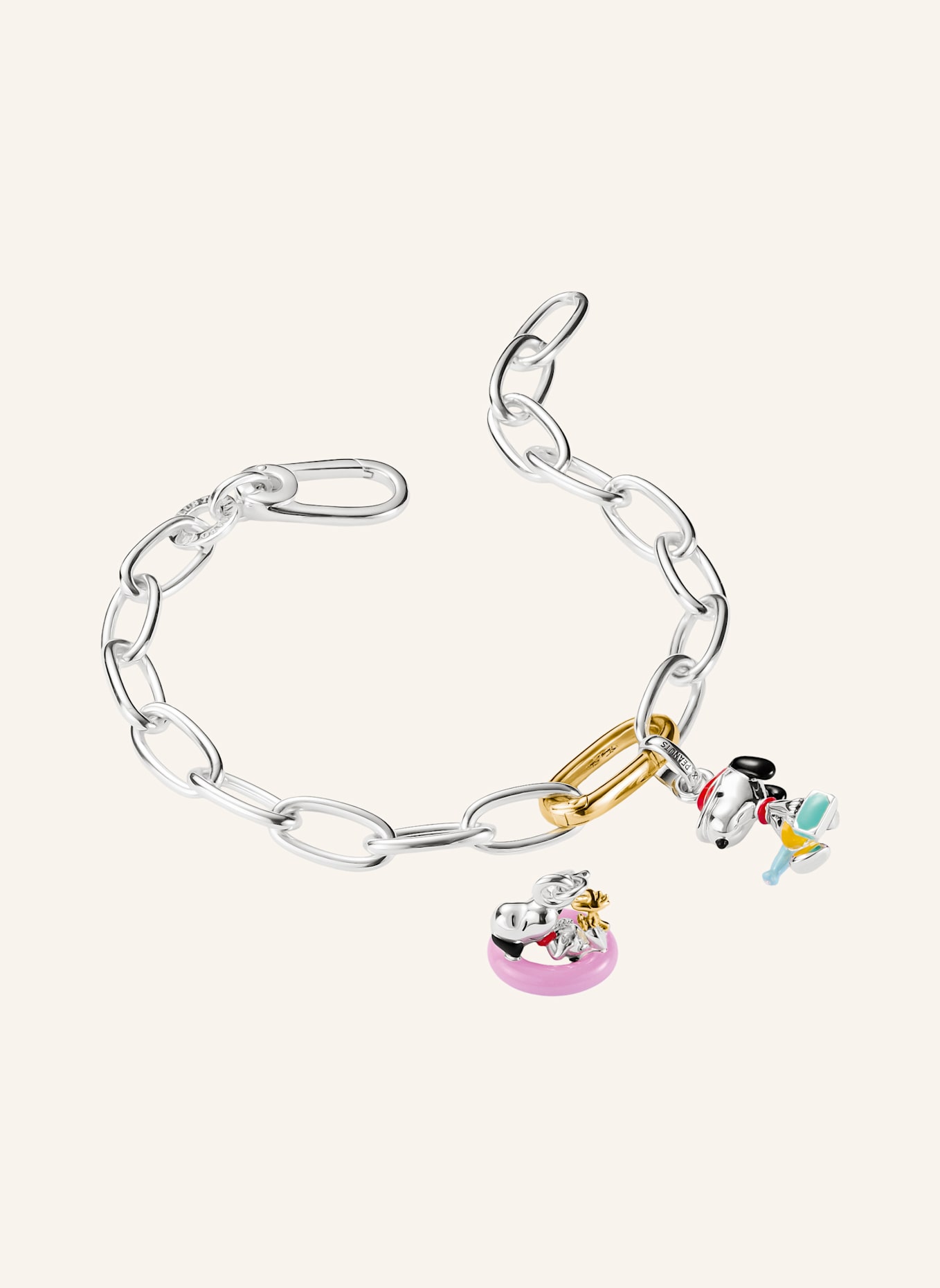THOMAS SABO Charm-Anhänger: SILBER/ GOLD