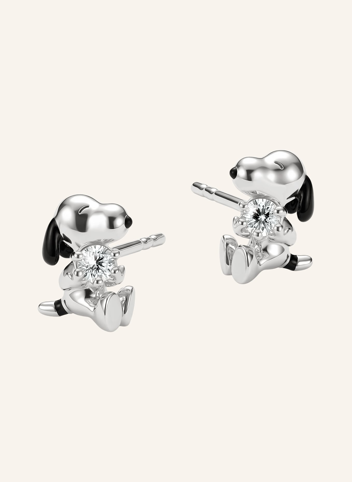THOMAS SABO Ohrstecker: SILBER/ WEISS/ SCHWARZ/ ROT