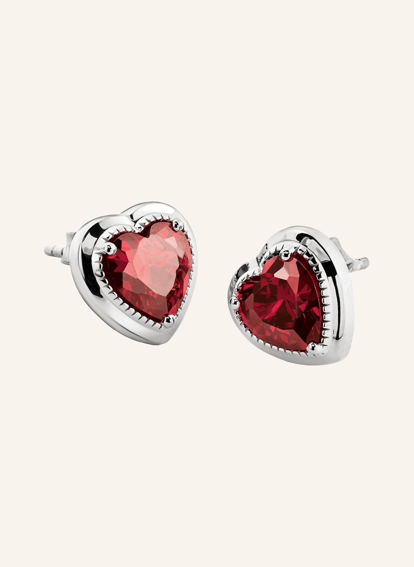 THOMAS SABO Ohrstecker: SILBER/ ROT