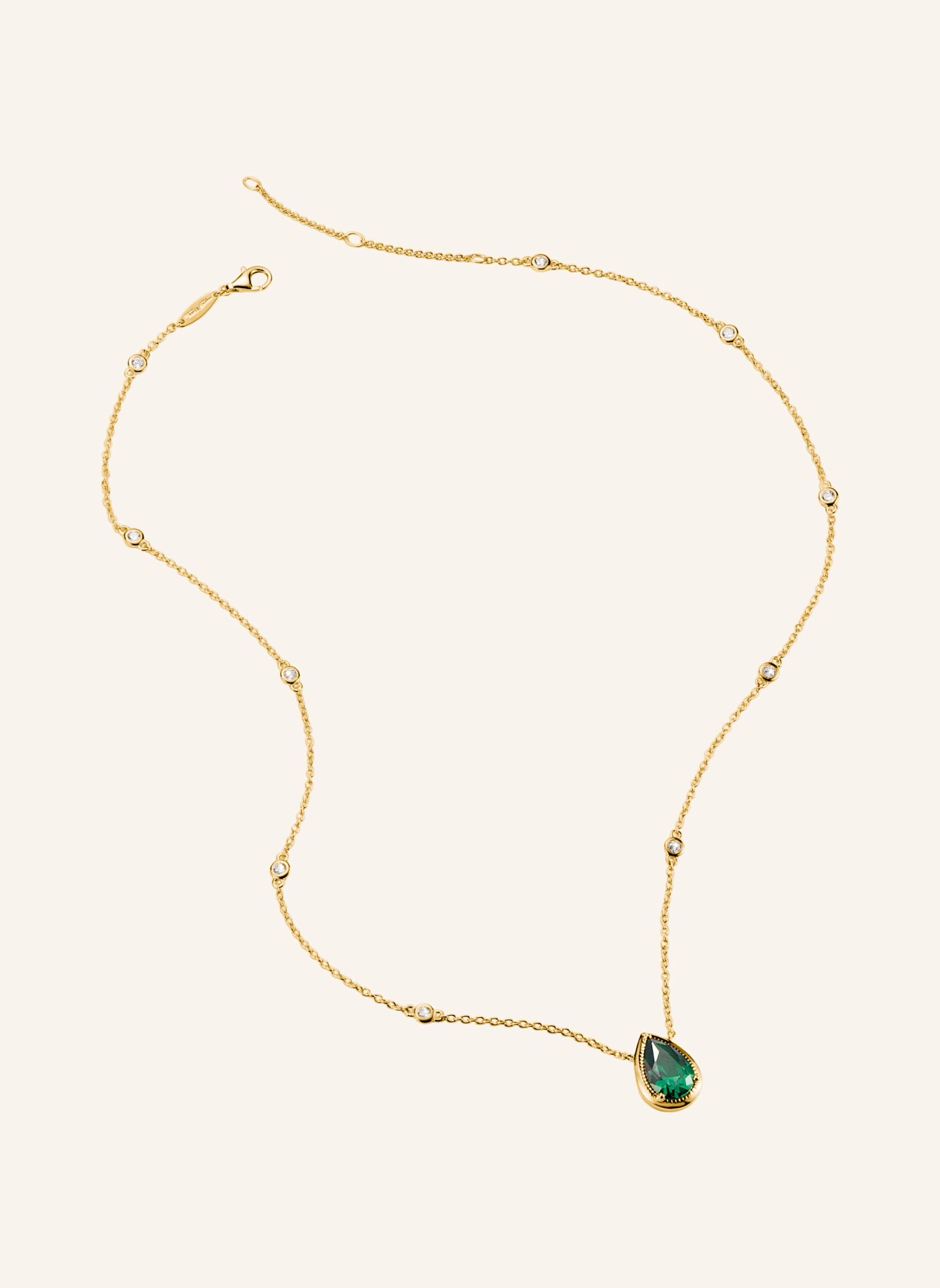 THOMAS SABO Kette: GOLD/ GRÜN