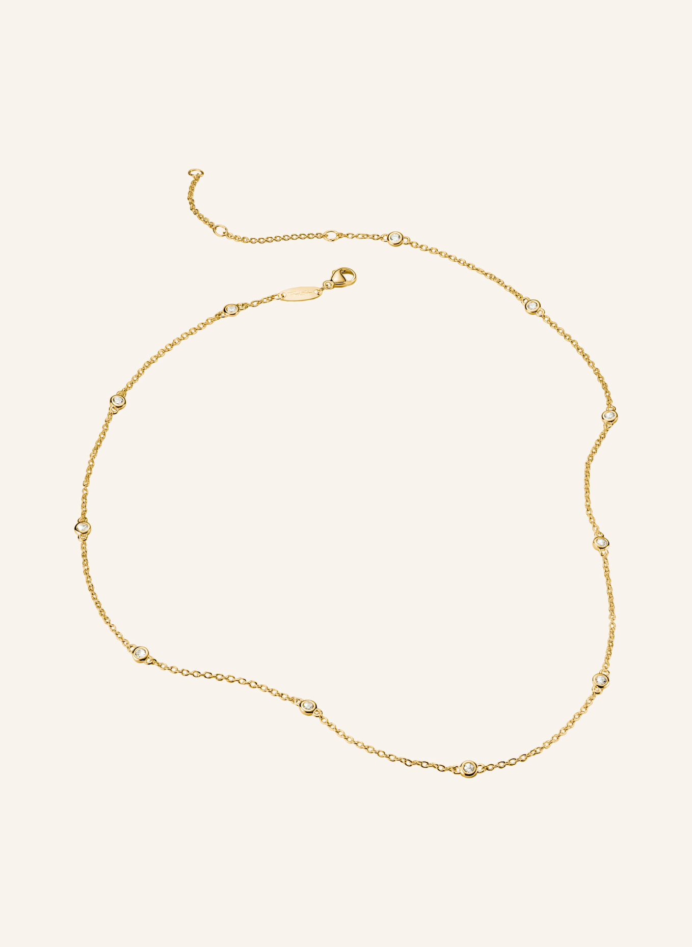 THOMAS SABO Kette: GOLD/ WEISS