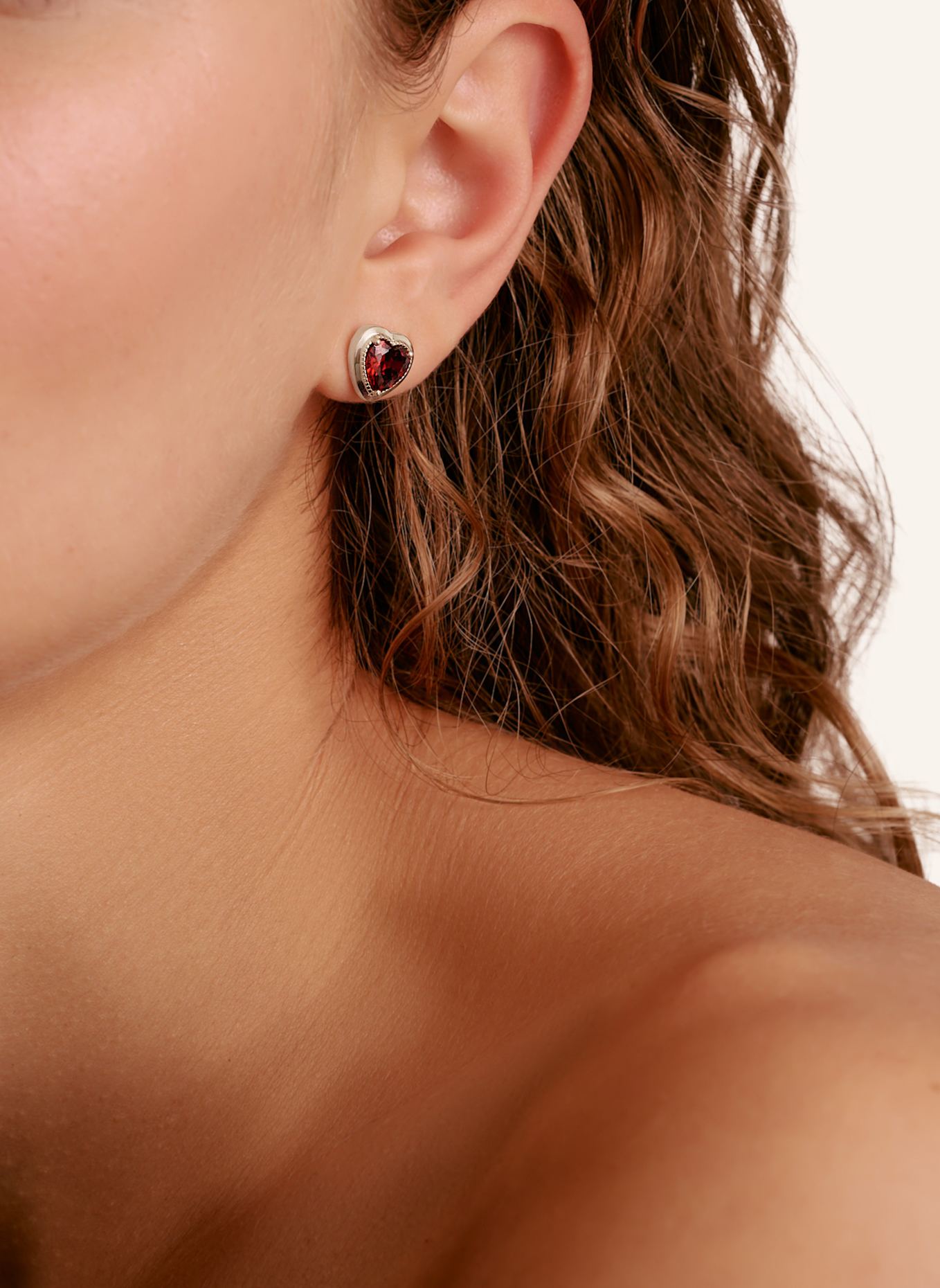 THOMAS SABO Ohrstecker: SILBER/ ROT