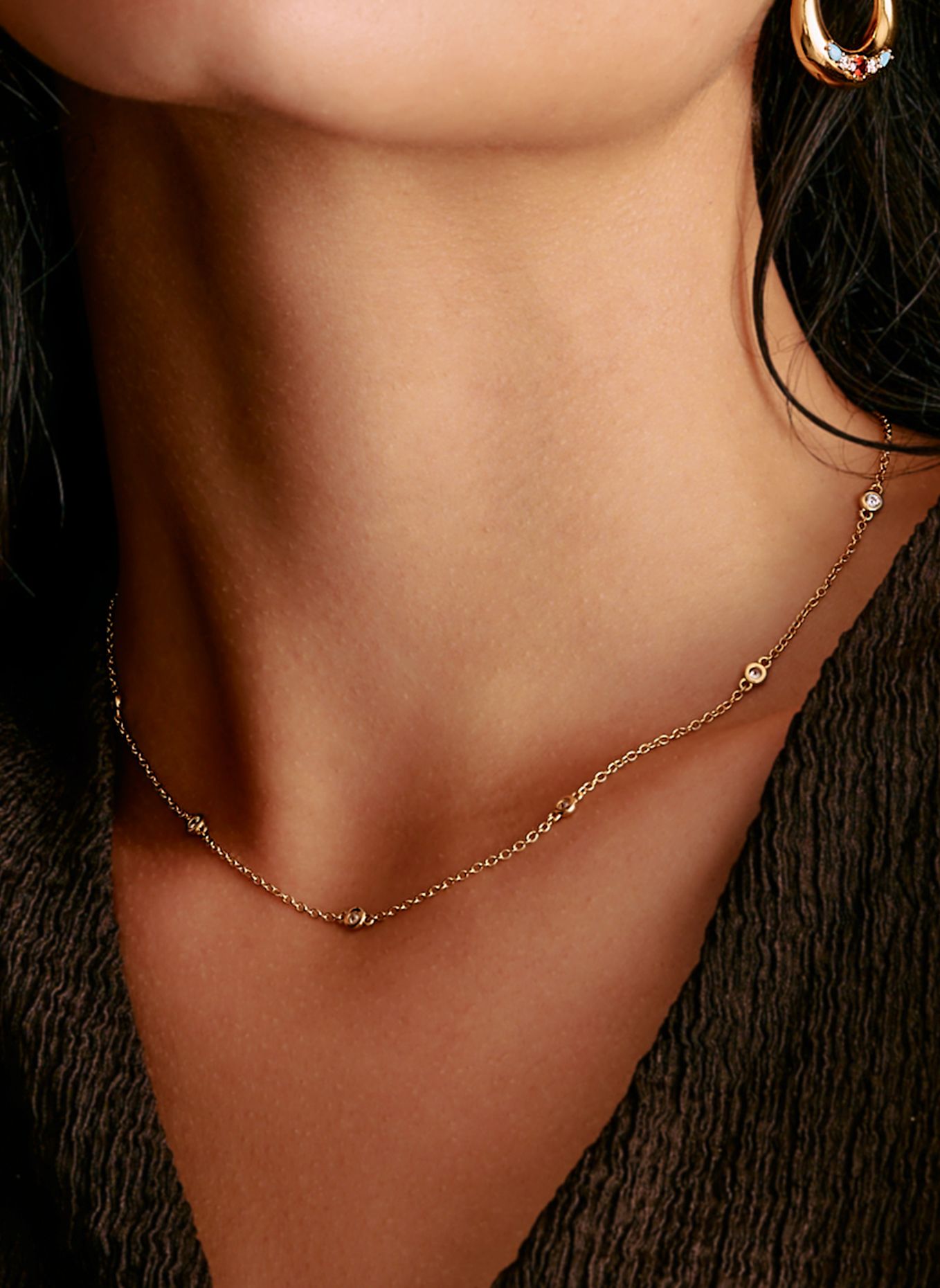 THOMAS SABO Kette: GOLD / WEISS