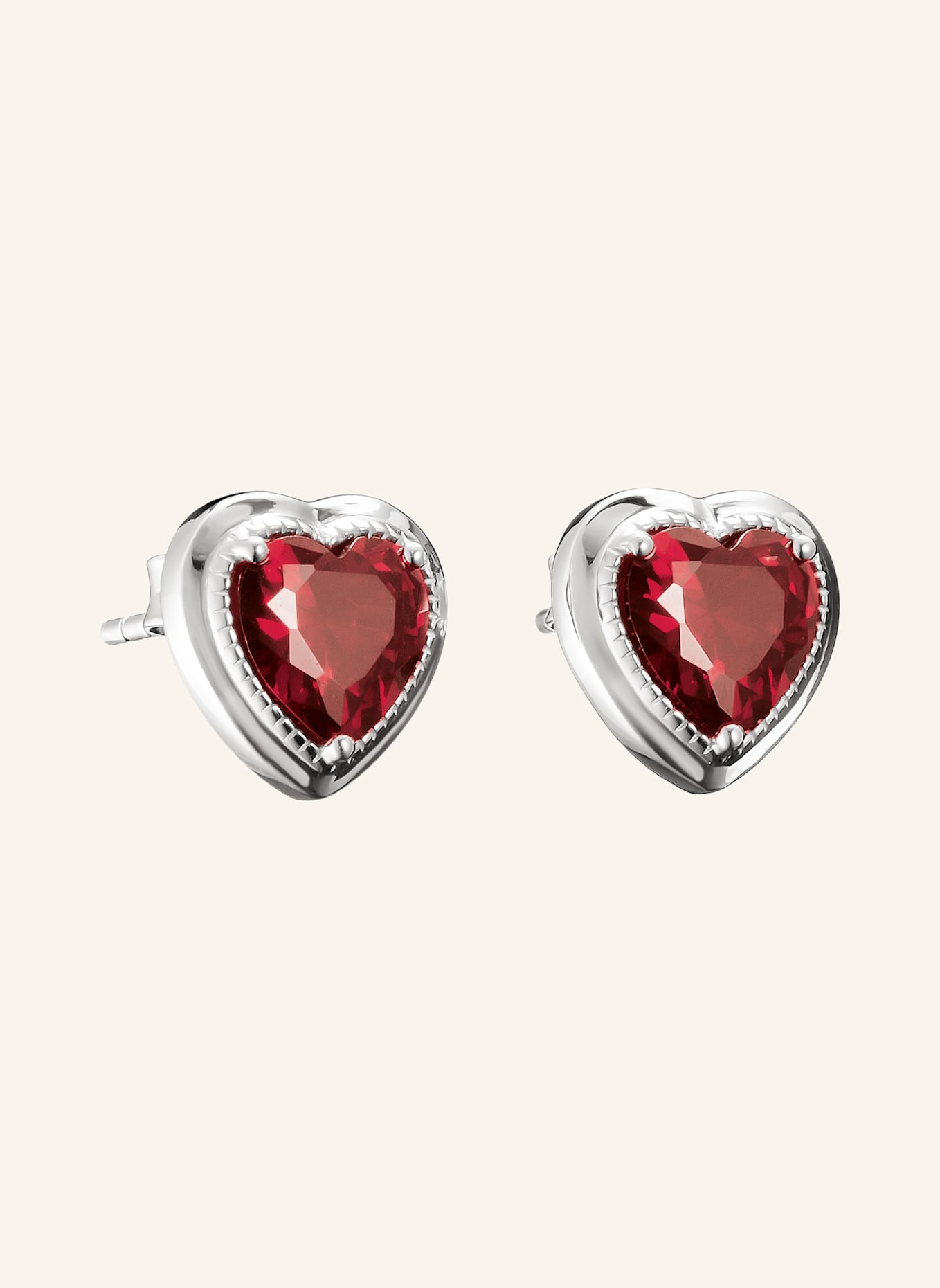 THOMAS SABO Ohrstecker: SILBER/ ROT