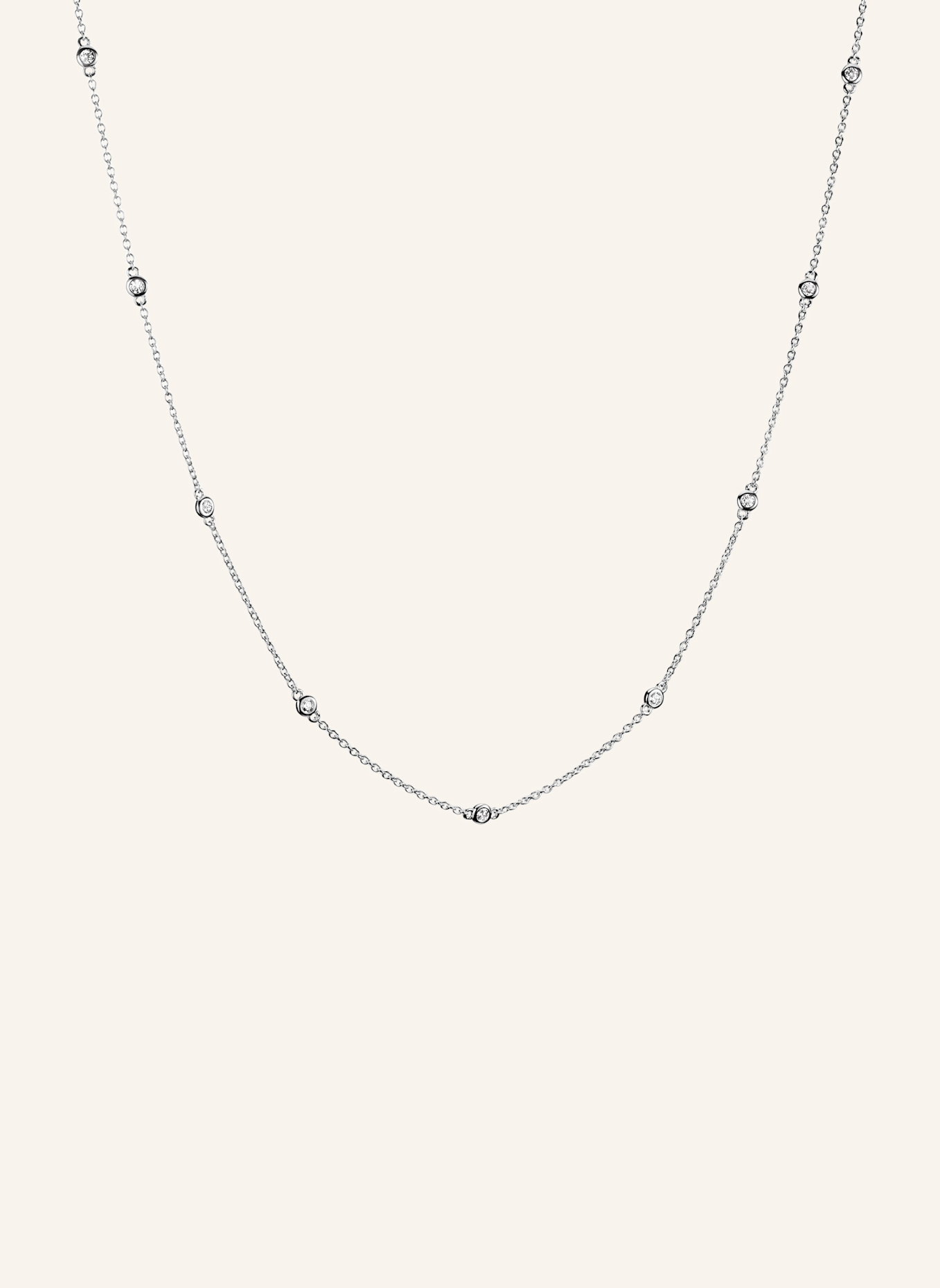 THOMAS SABO Kette: SILBER/ WEISS
