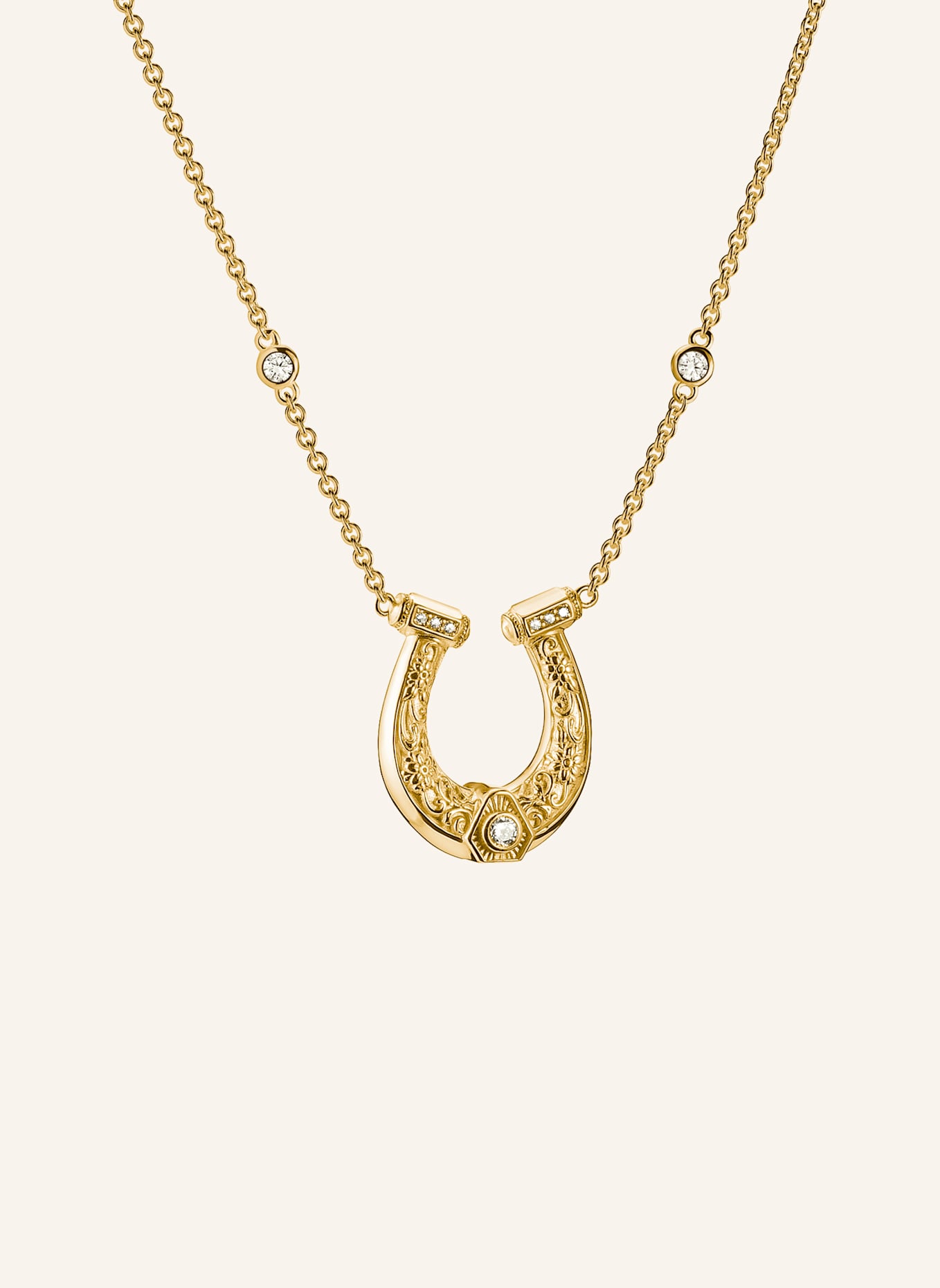 THOMAS SABO Kette: GOLD/ WEISS