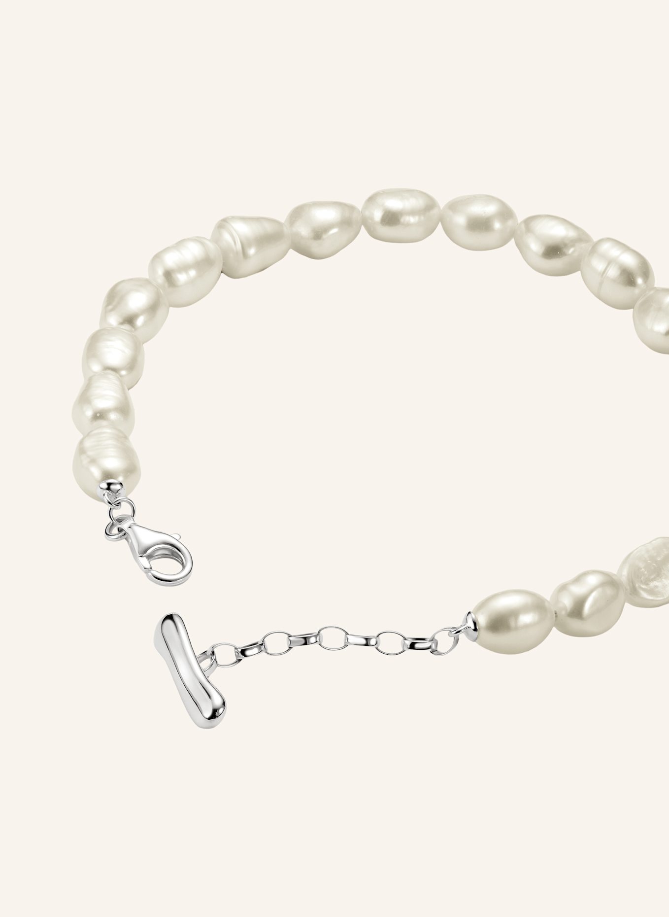 THOMAS SABO Armband: SILBER/ WEISS