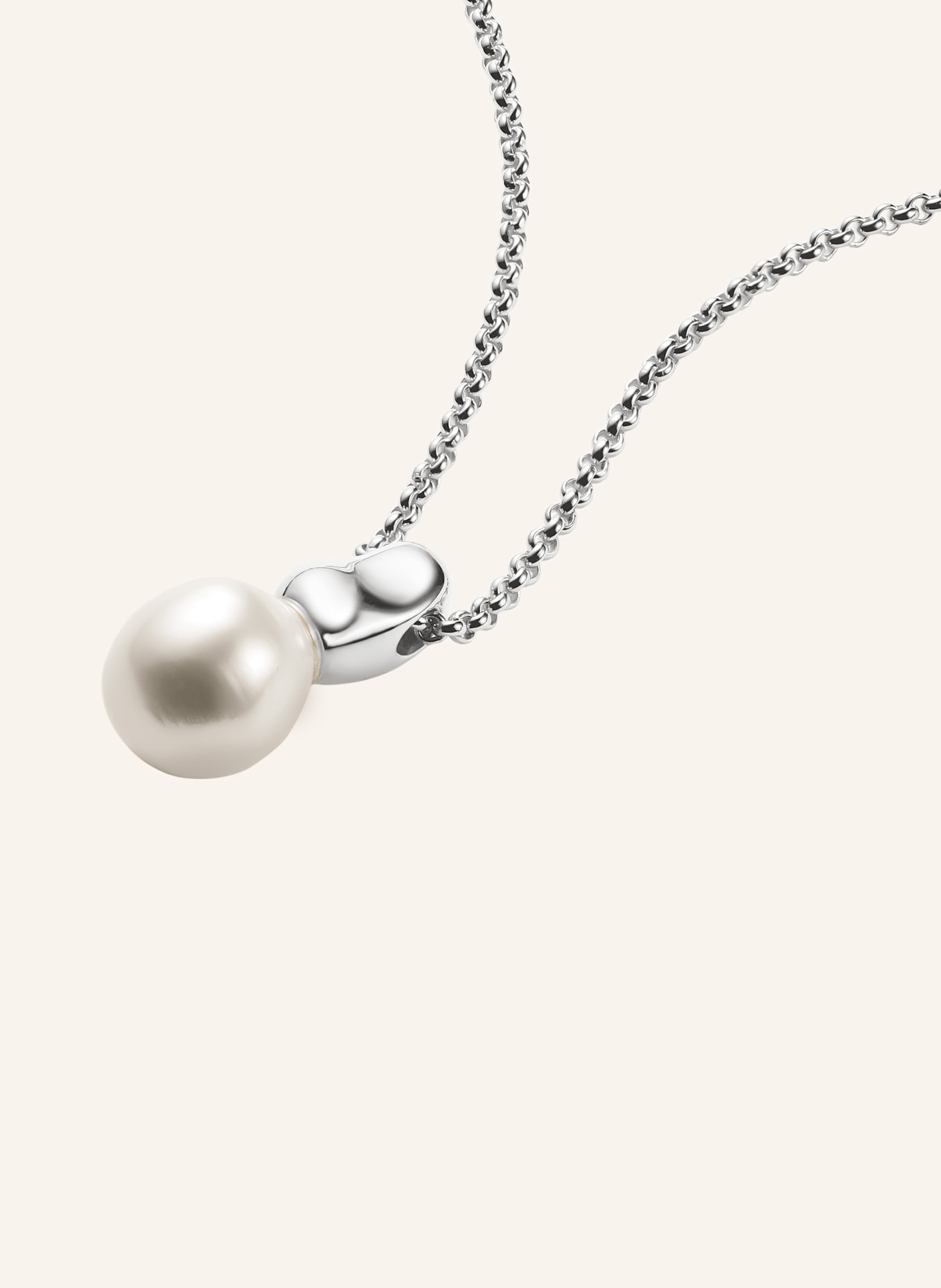 THOMAS SABO Kette: SILBER/ WEISS