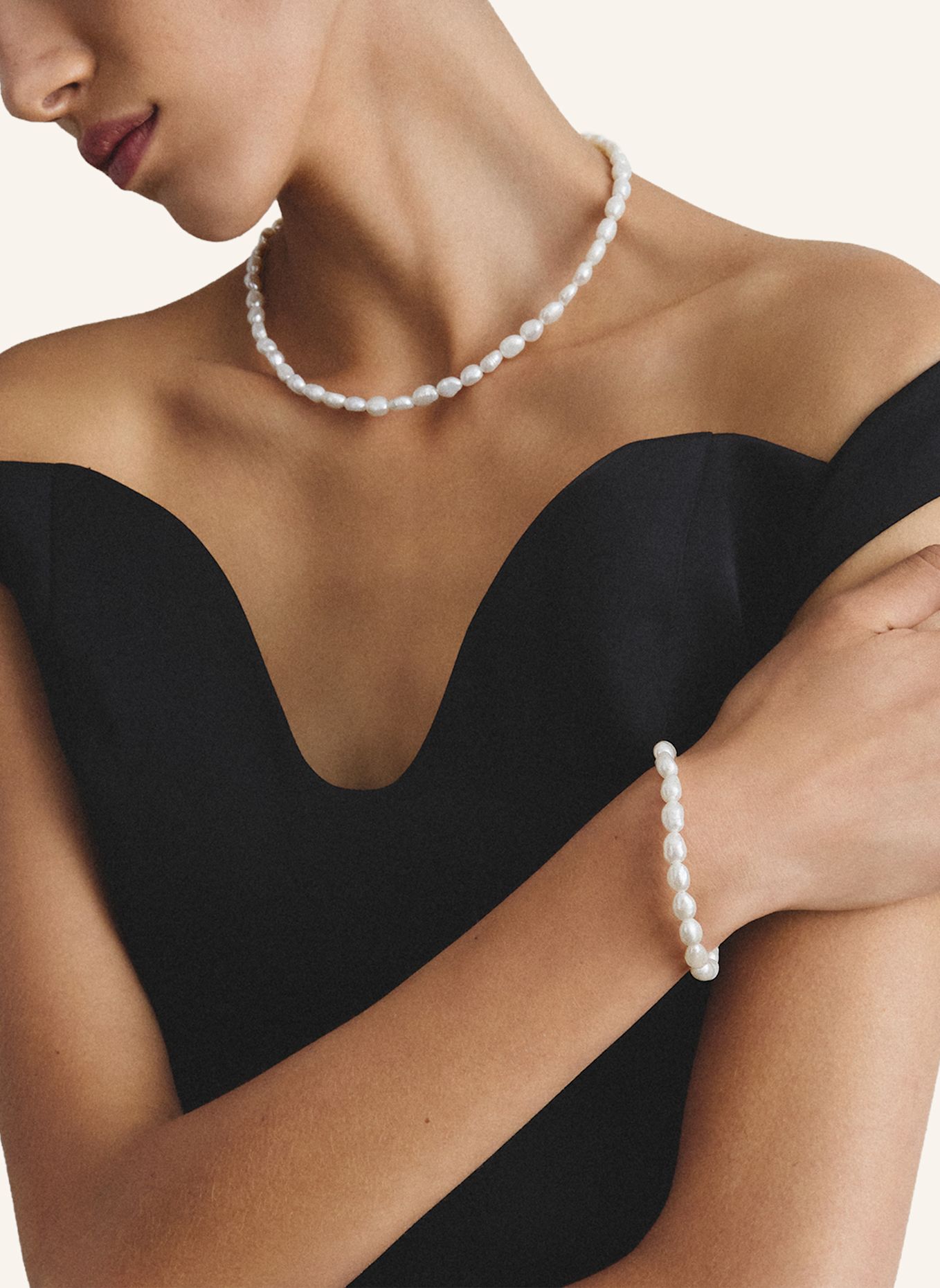 THOMAS SABO Armband: SILBER / WEISS
