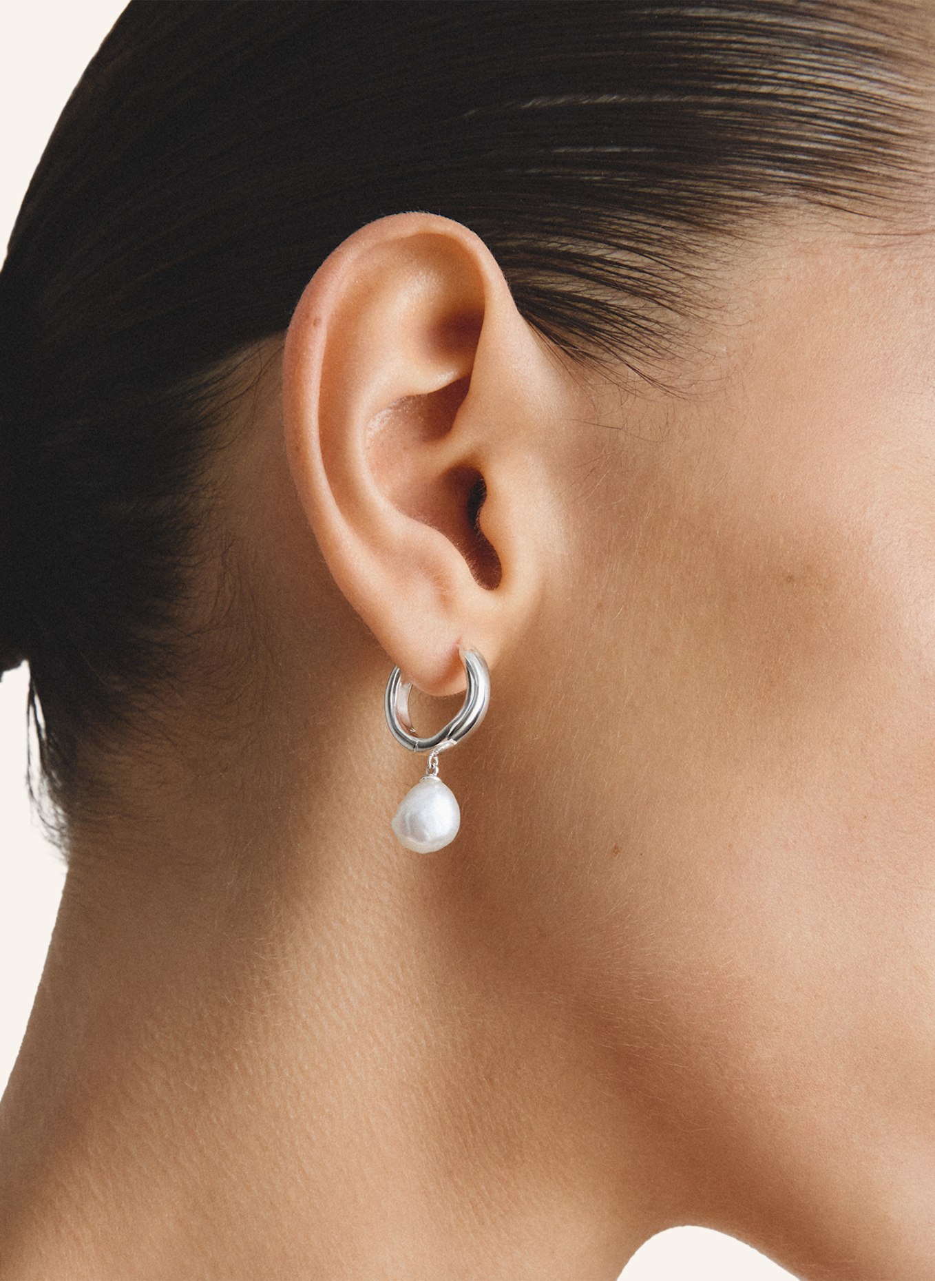 THOMAS SABO Creolen: SILBER/ WEISS