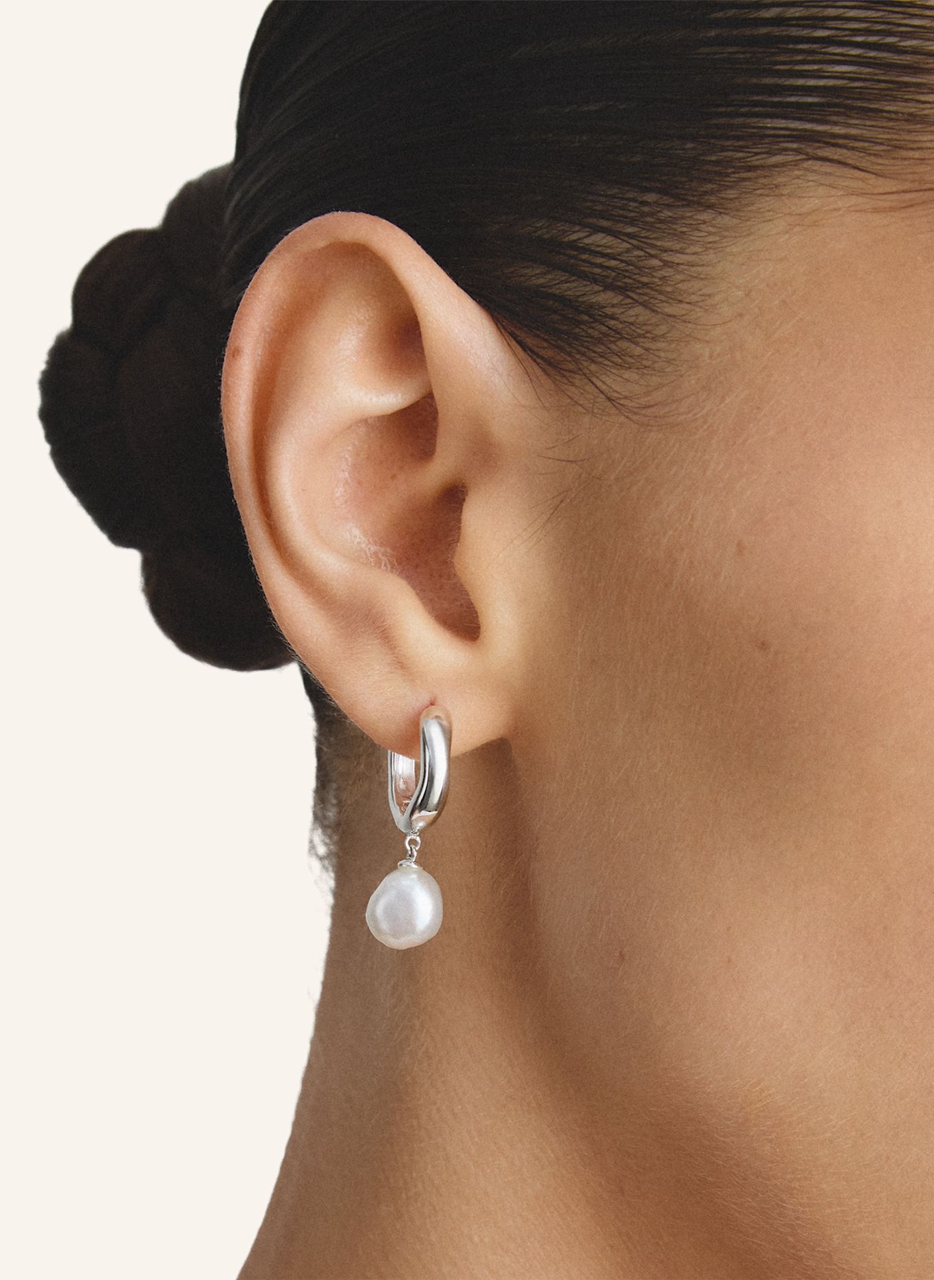 THOMAS SABO Creolen: SILBER / WEISS