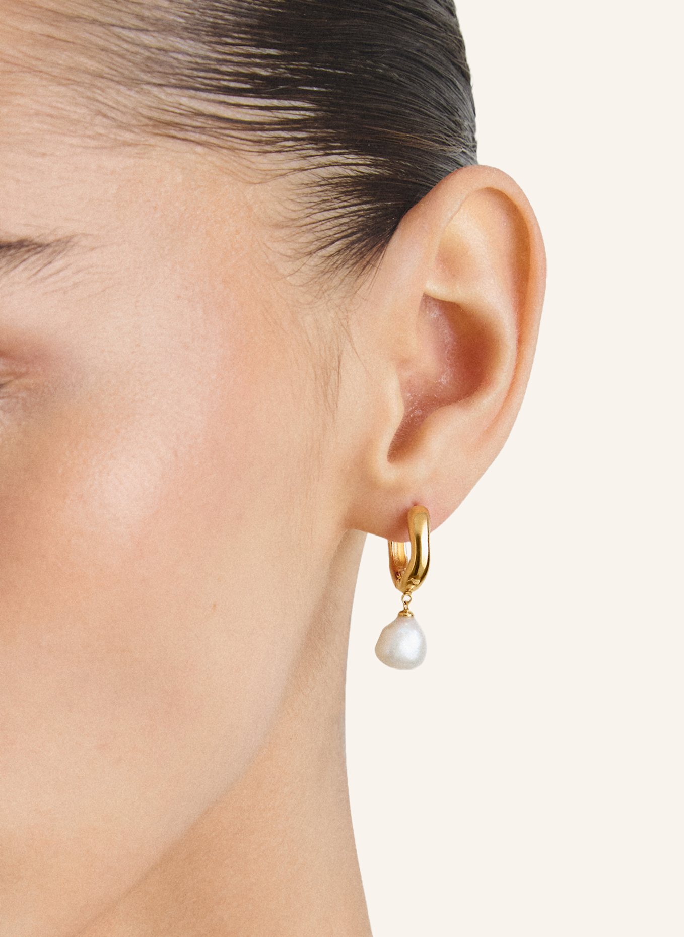 THOMAS SABO Creolen: WEISS/ GOLD