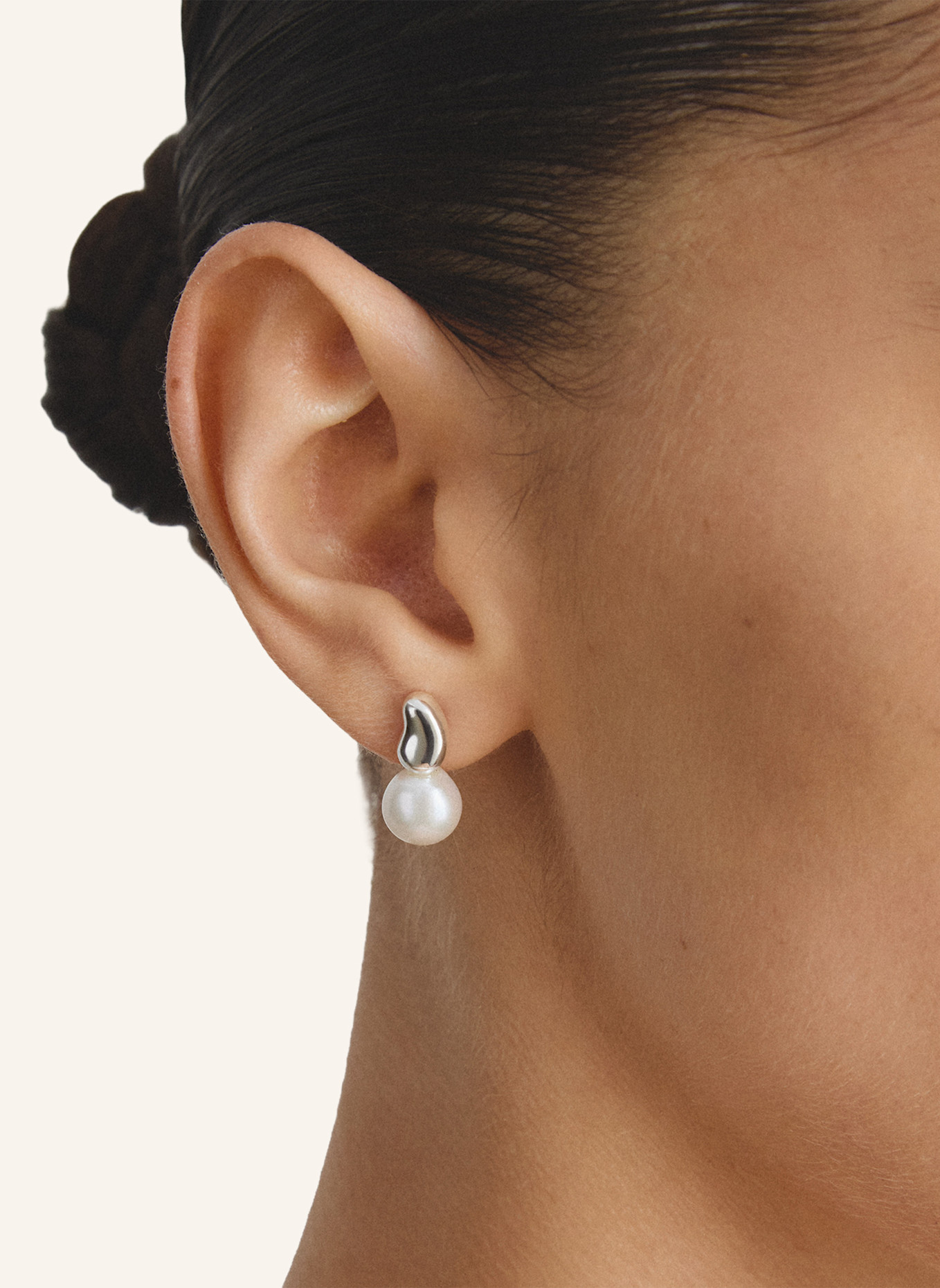 THOMAS SABO Ohrstecker: SILBER/ WEISS