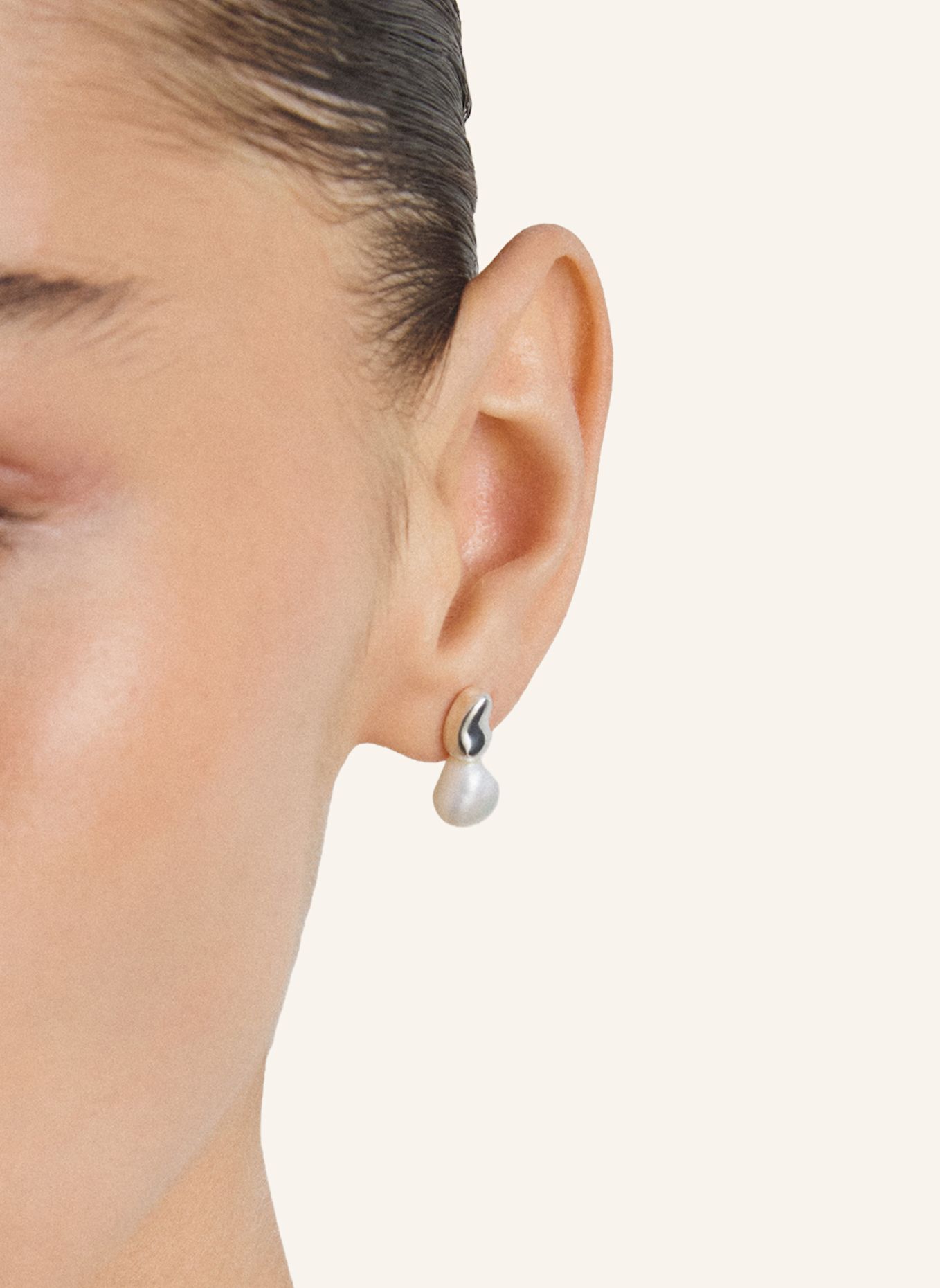 THOMAS SABO Ohrstecker: SILBER / WEISS