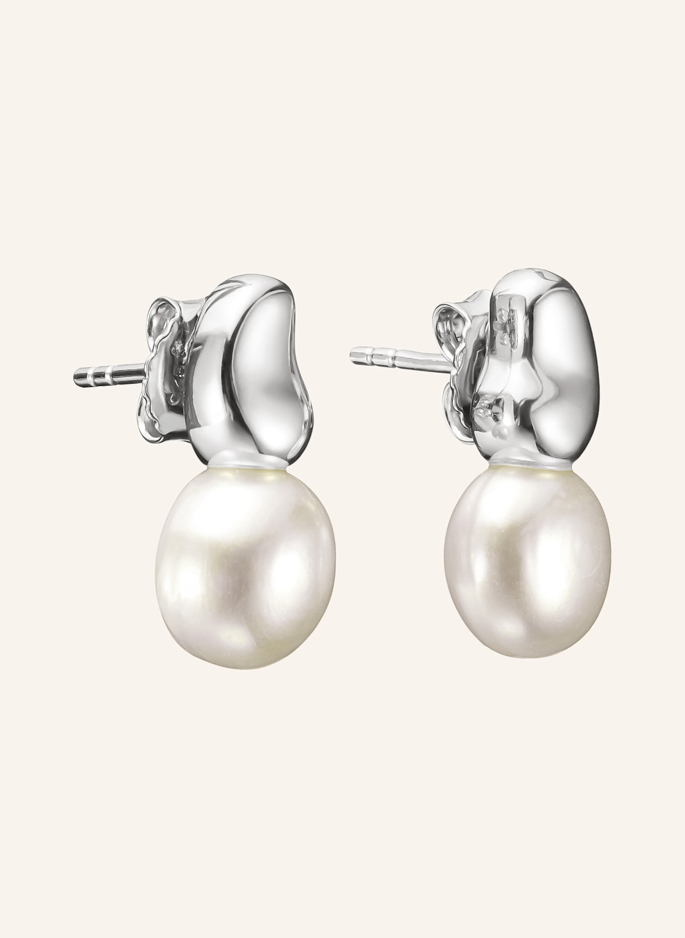 THOMAS SABO Ohrstecker: SILBER/ WEISS