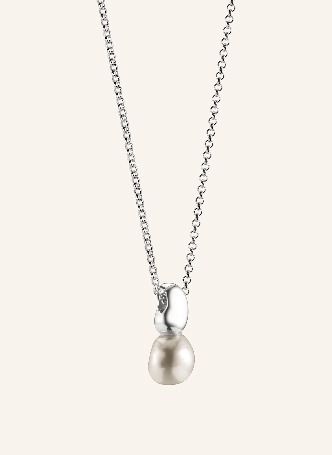 THOMAS SABO Kette: SILBER/ WEISS