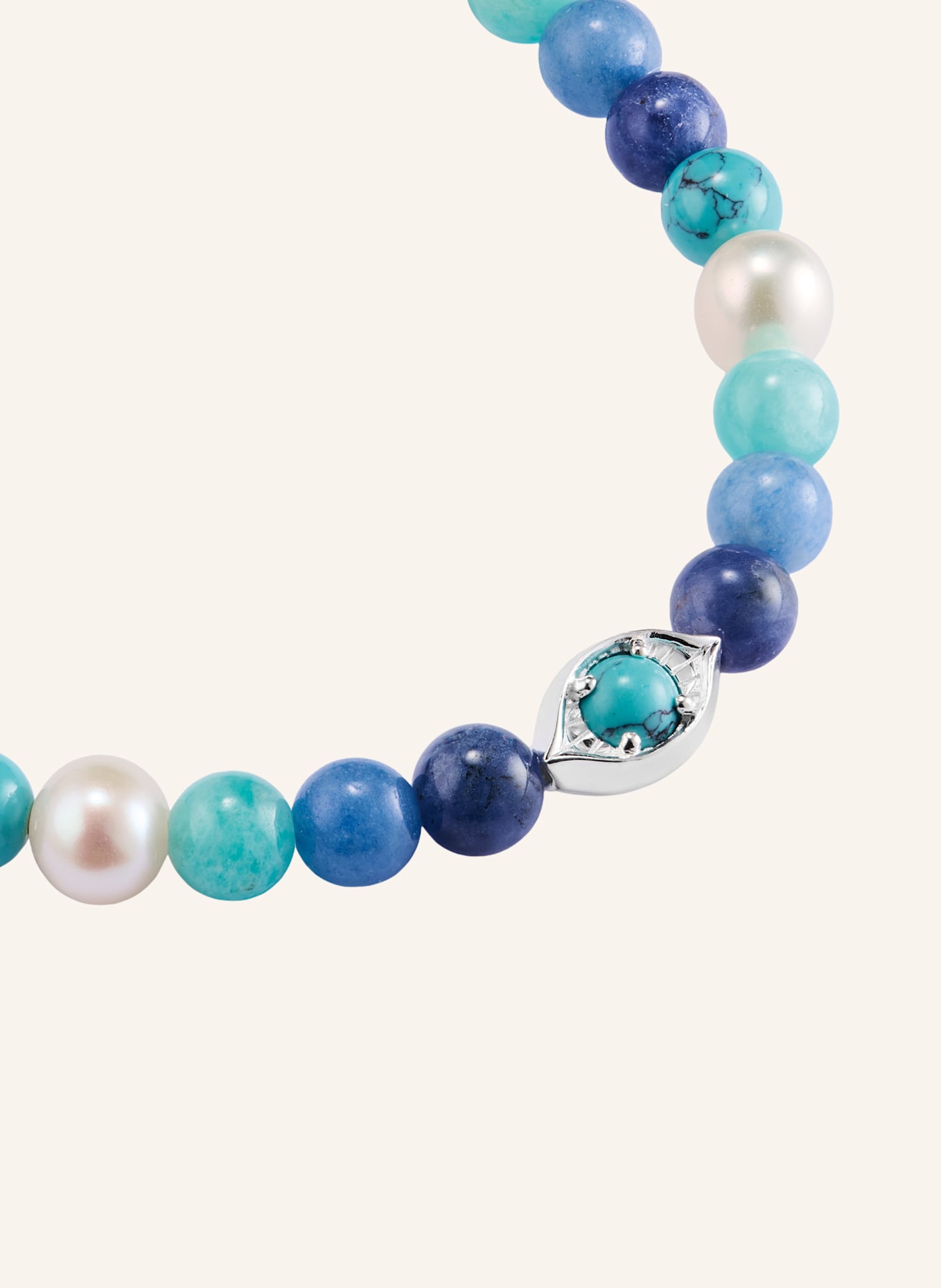 THOMAS SABO Armband: SILBER/ WEISS/ HELLBLAU/ DUNKELBLAU/ TÜRKIS
