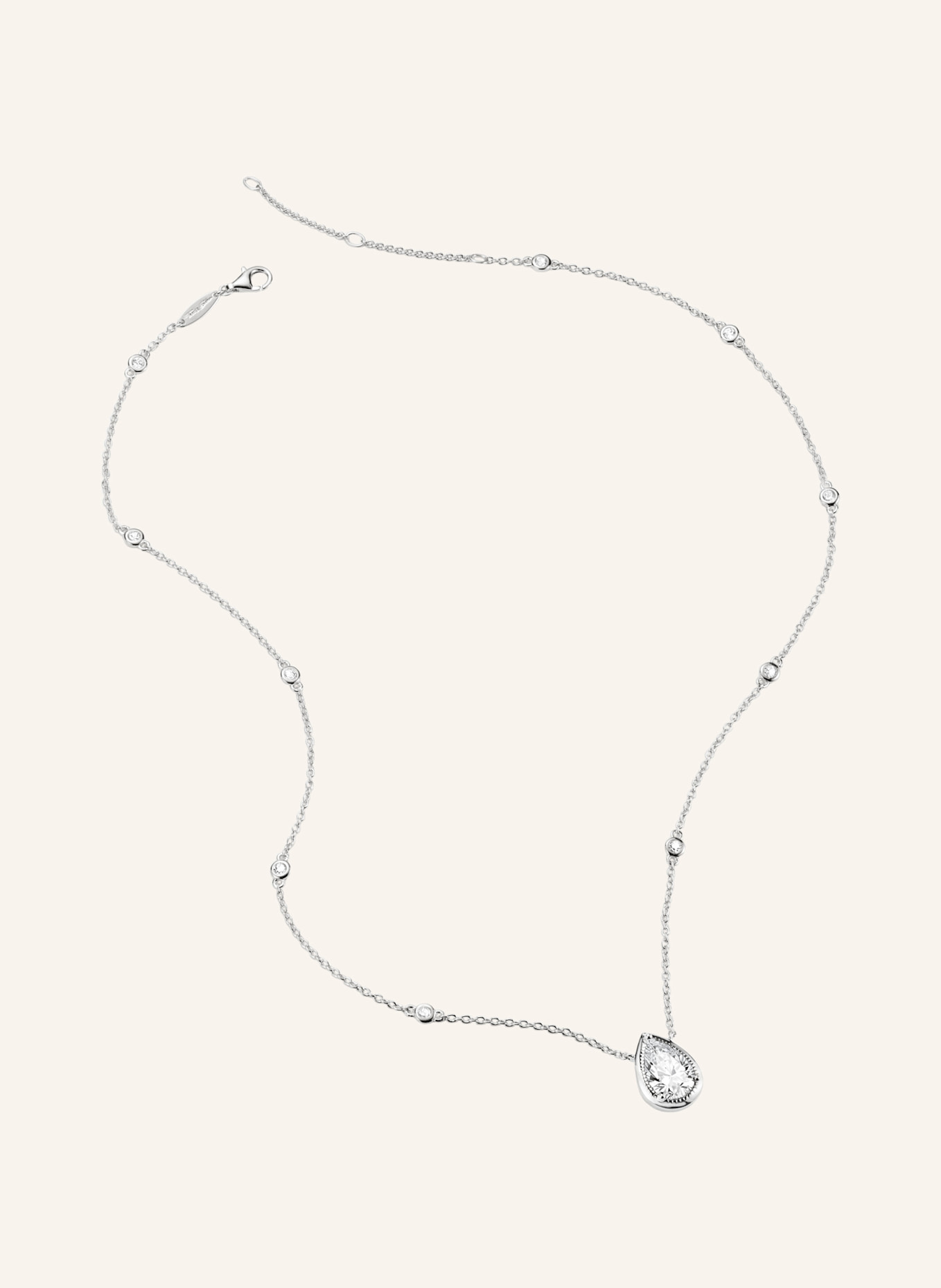 THOMAS SABO Kette: SILBER/ WEISS