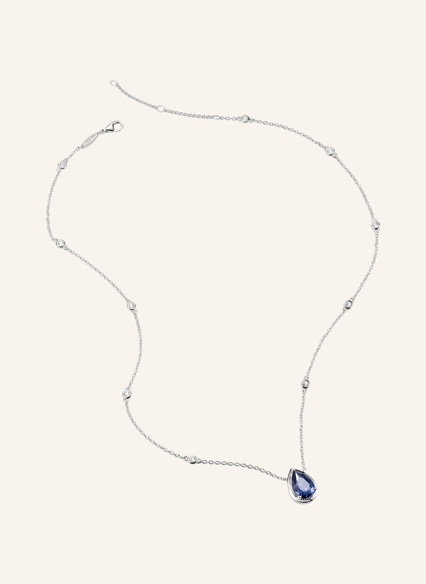 THOMAS SABO Kette: SILBER/ BLAU/ WEISS