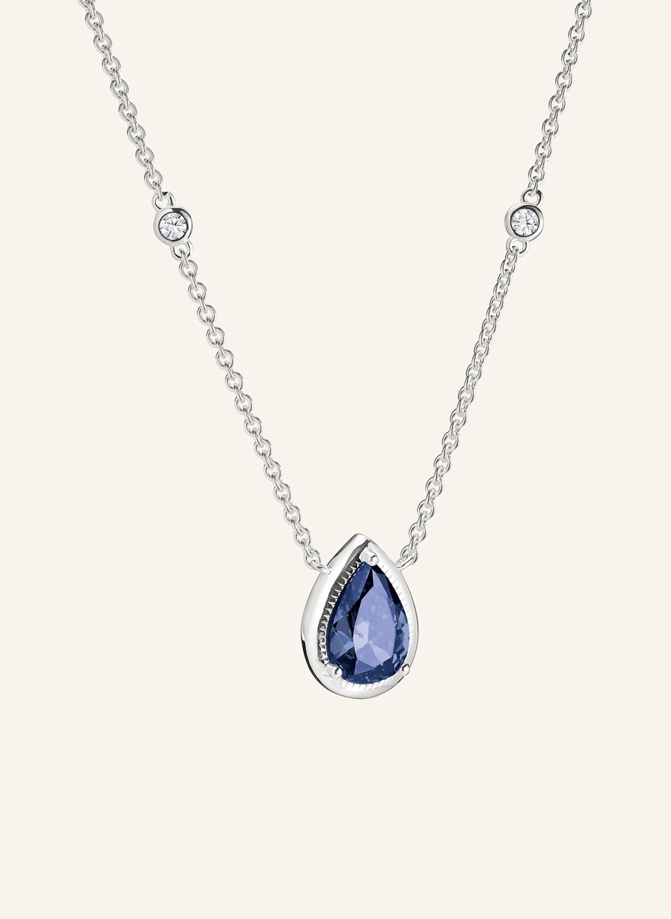 THOMAS SABO Kette: SILBER/ BLAU/ WEISS