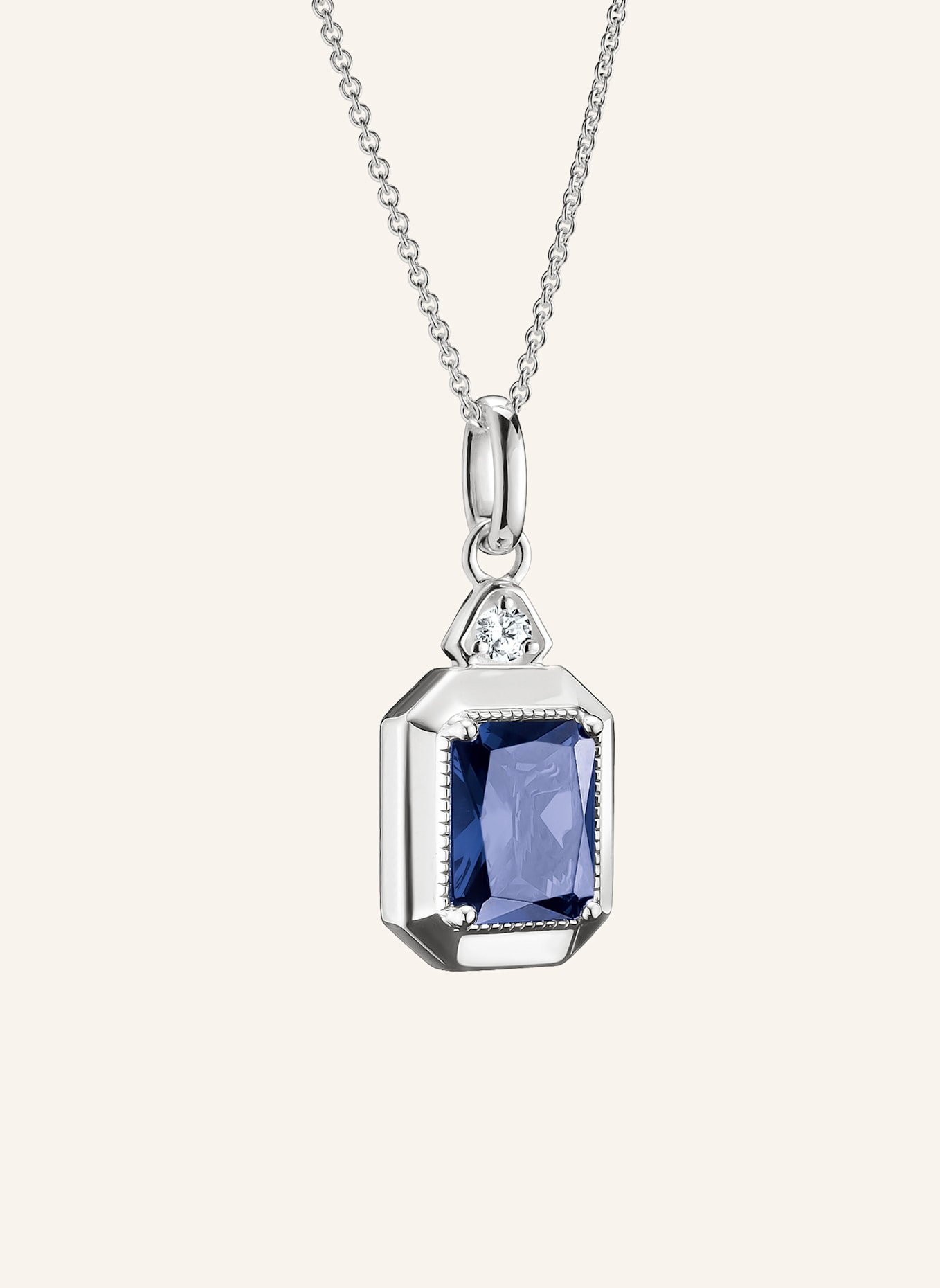 THOMAS SABO Kette: SILBER/ BLAU/ WEISS