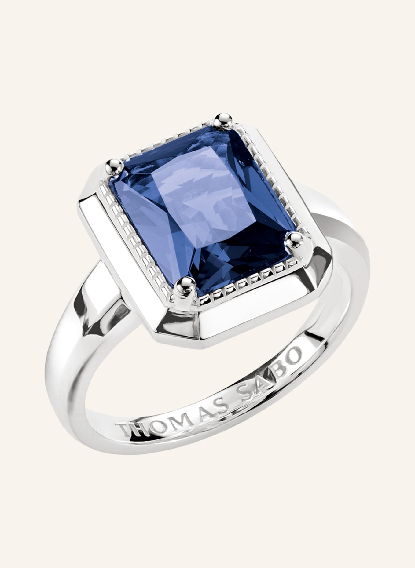 THOMAS SABO Ring: SILBER/ BLAU