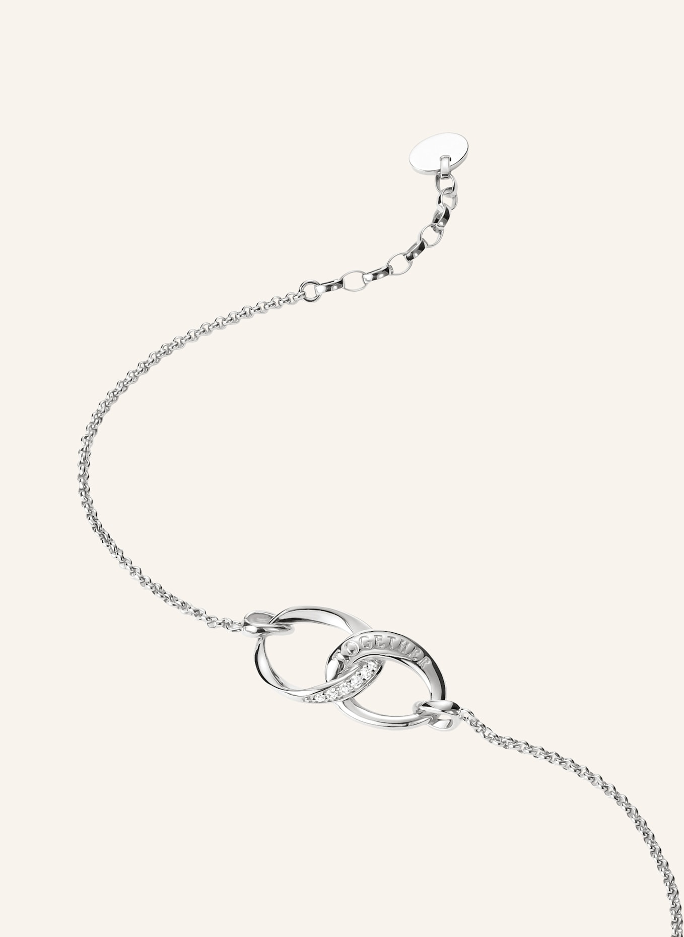 THOMAS SABO Armband: SILBER/ WEISS