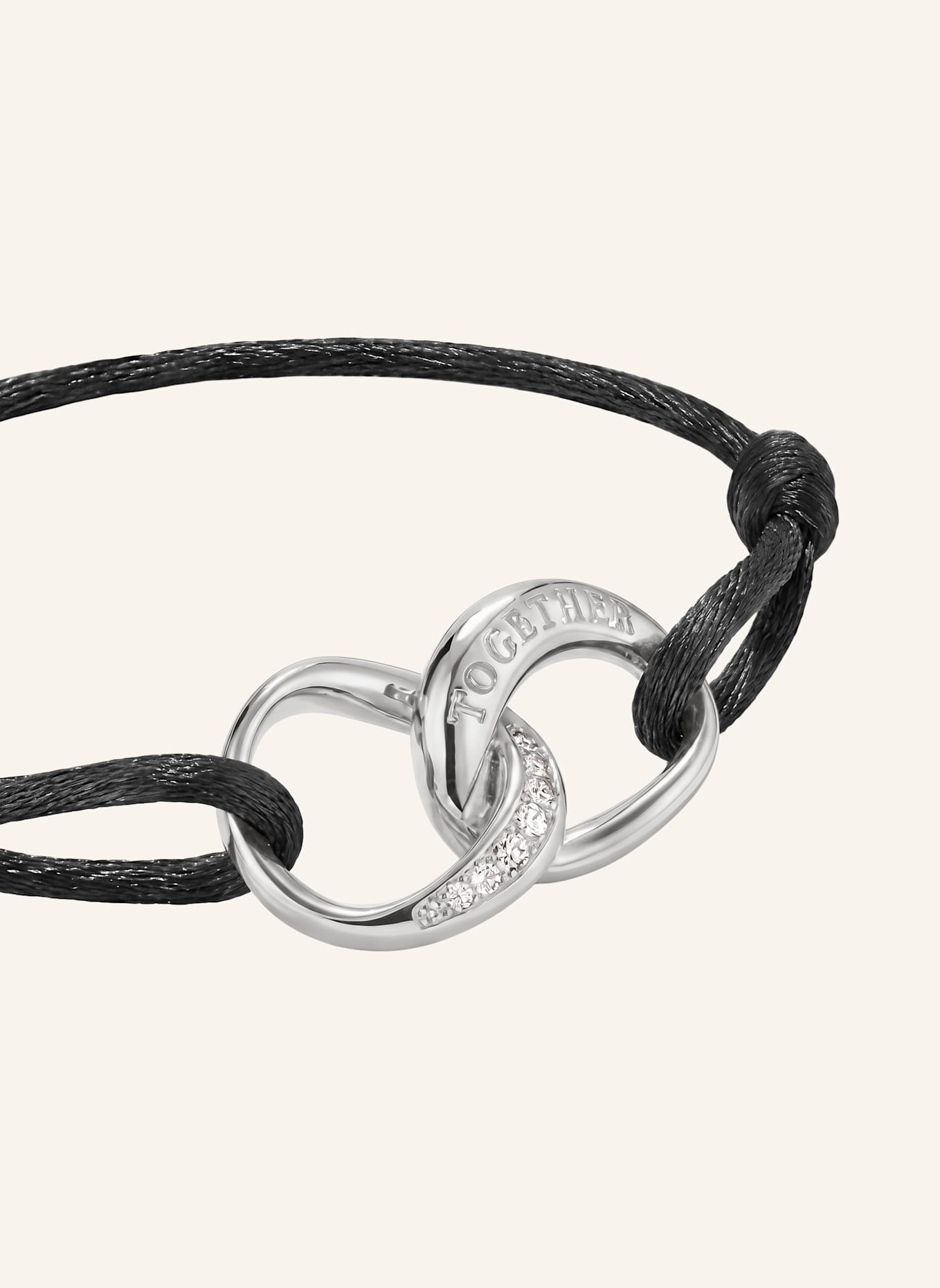 THOMAS SABO Armband: SILBER/ SCHWARZ